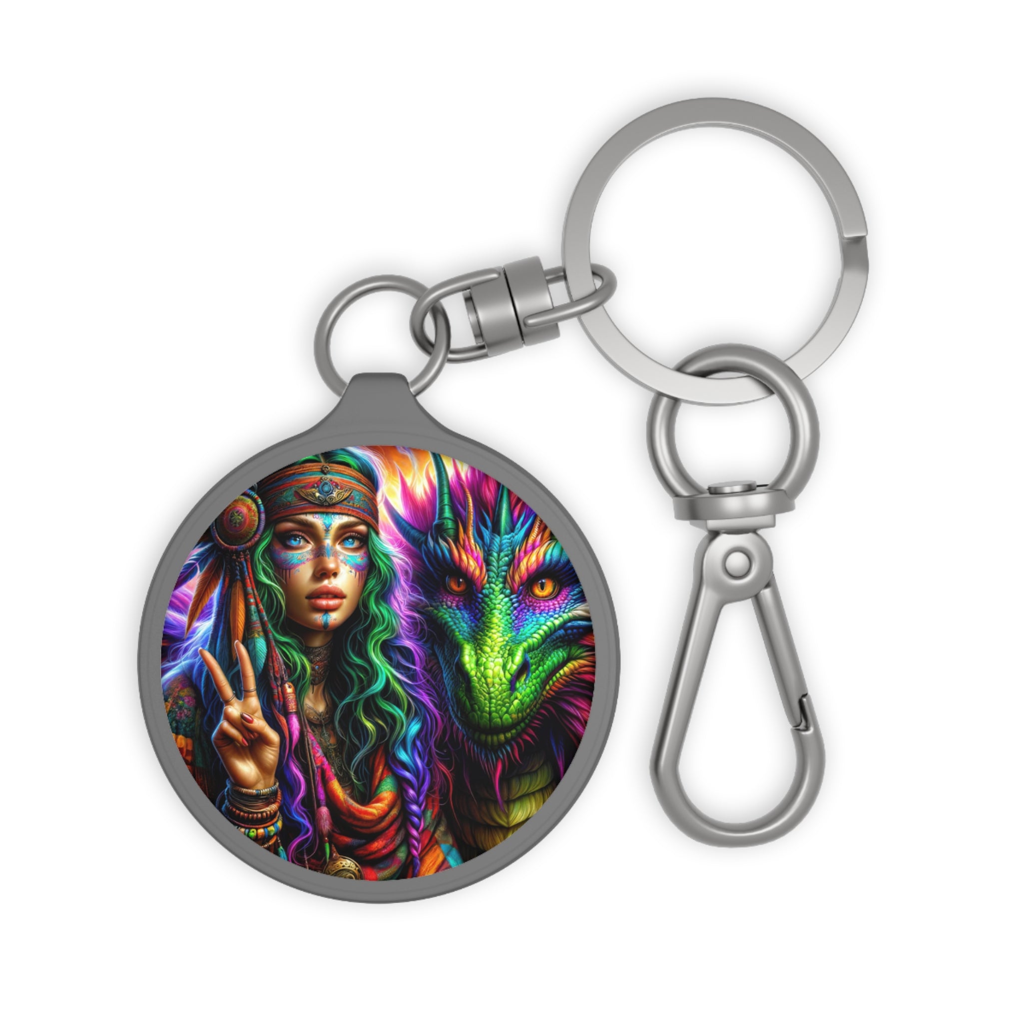 The Dragon's Bohemian Guardian Keyring Tag