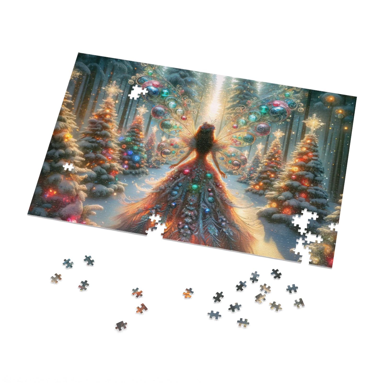 Enchantment of the Winter Solstice Fairy Jigsaw Puzzle