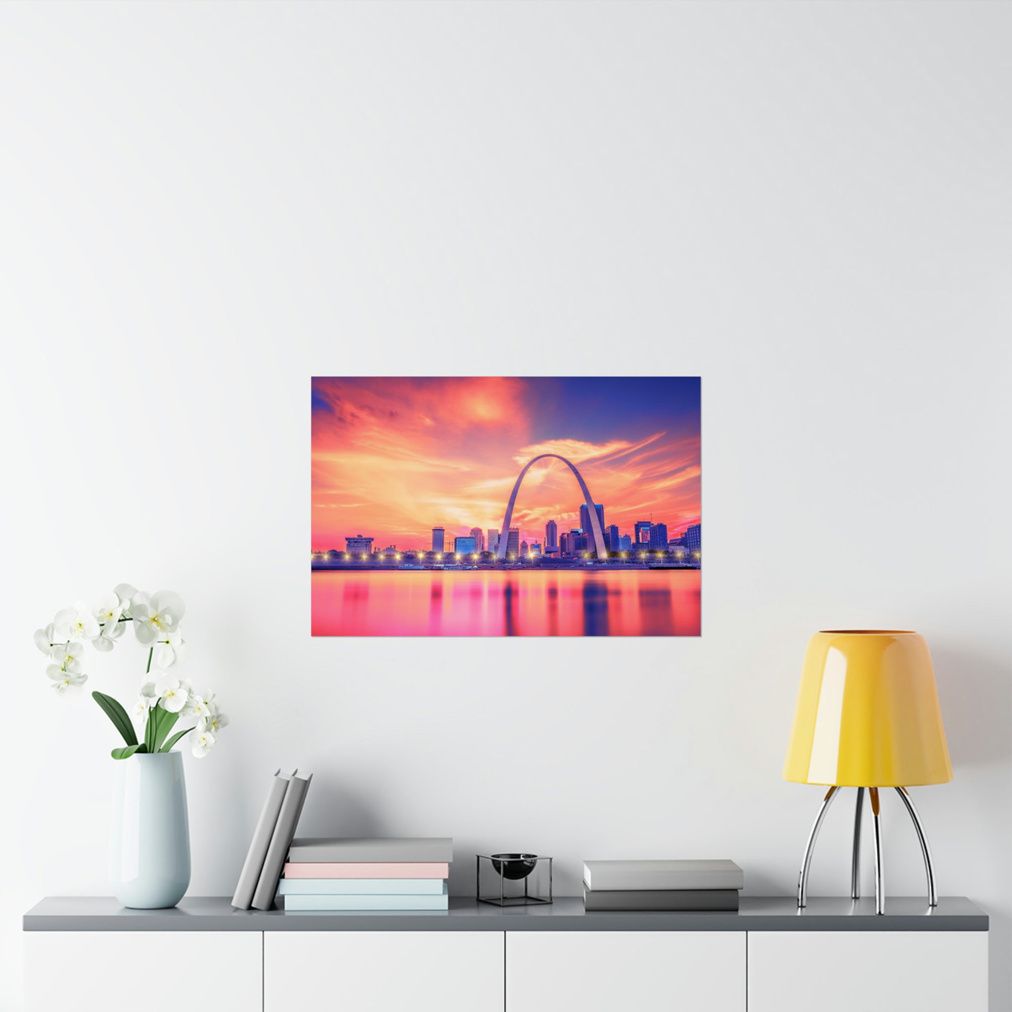 Saint Louis In Pinks Poster