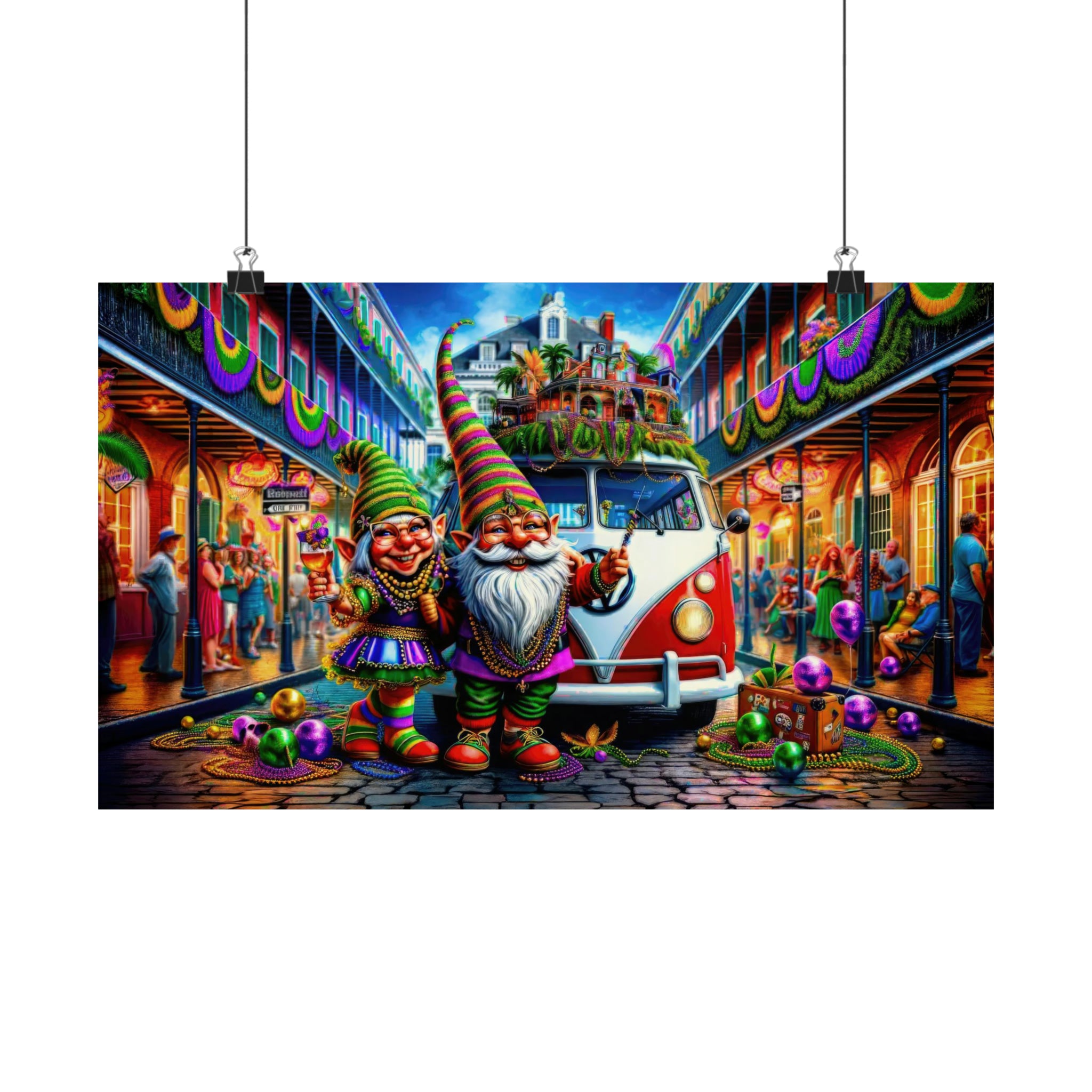 Las vacaciones de Mardi Gras de Lillianna y Hemsworth Póster