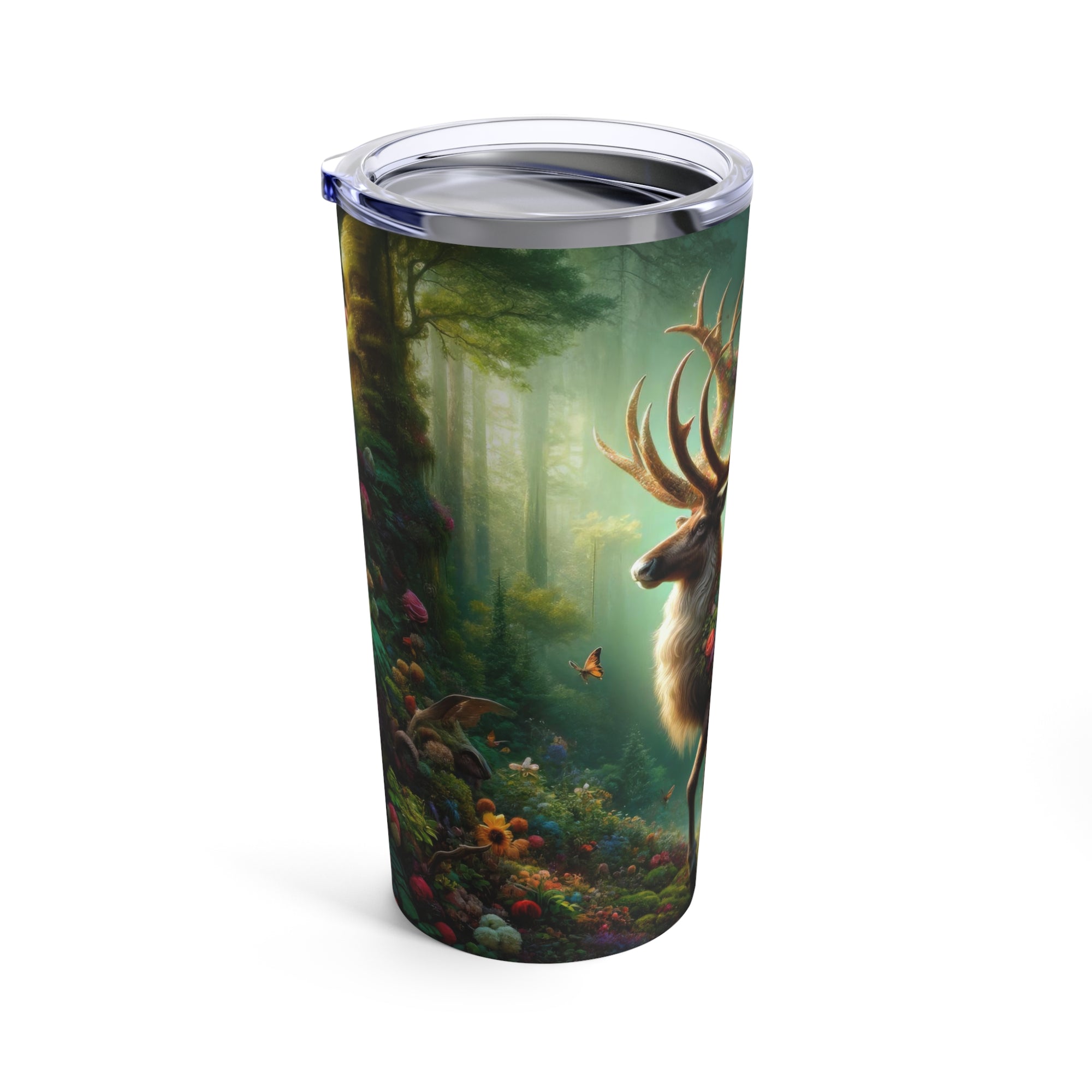 The Bloom-Crowned Monarch of the Enchanted Glade Tumbler 20oz