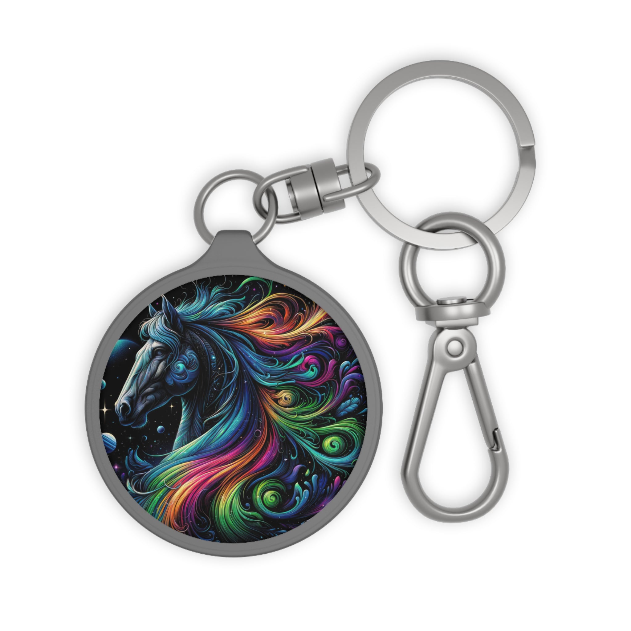 Stellar Spirals Keyring Tag