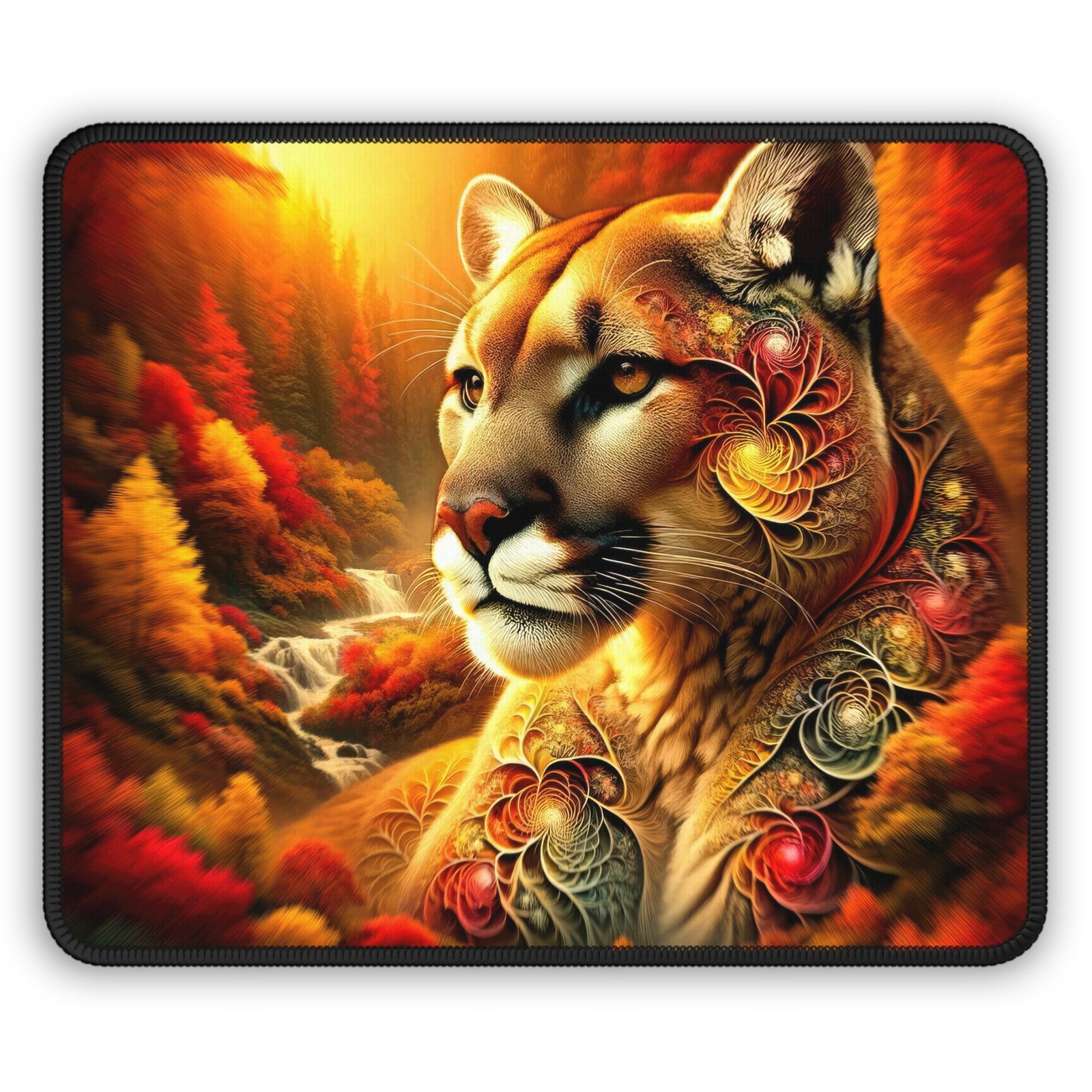 The Cougar's Mosaic Soul Gaming Mouse Pad