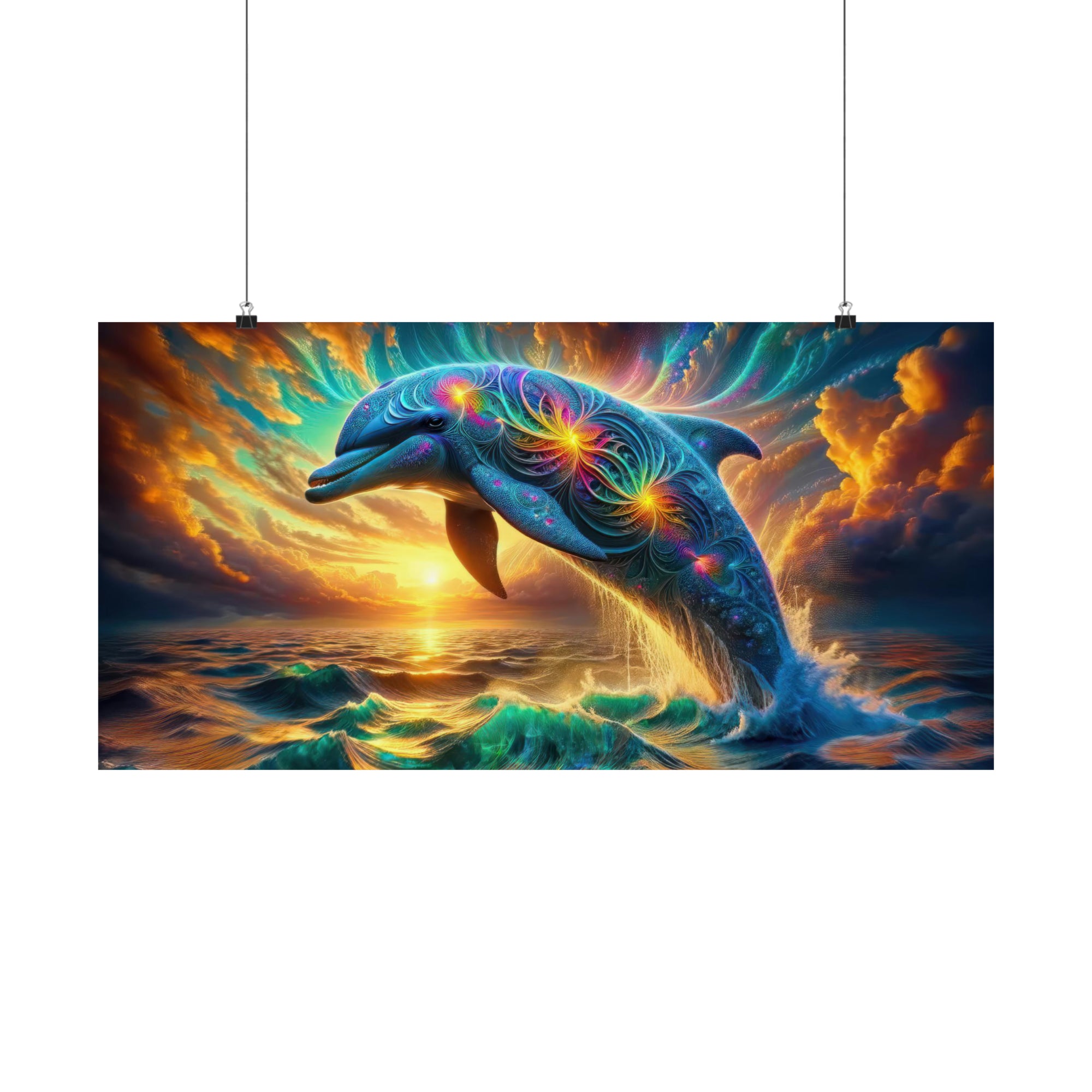 Quantum Leap of the Cosmic Dolphin Poster