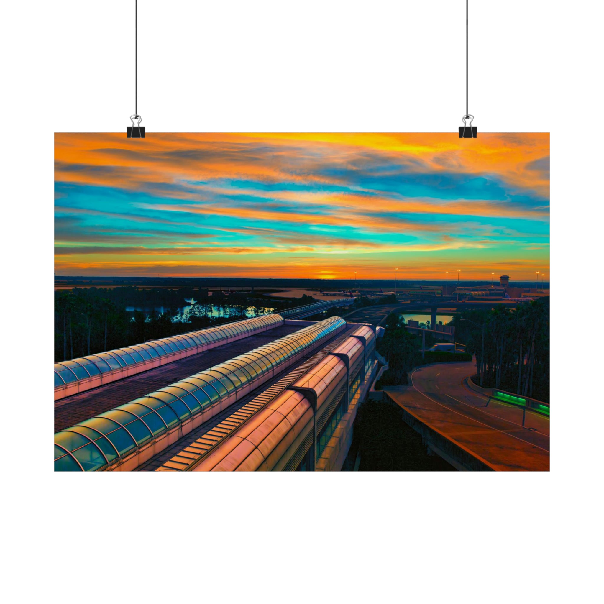 Amanecer en Orlando International Póster