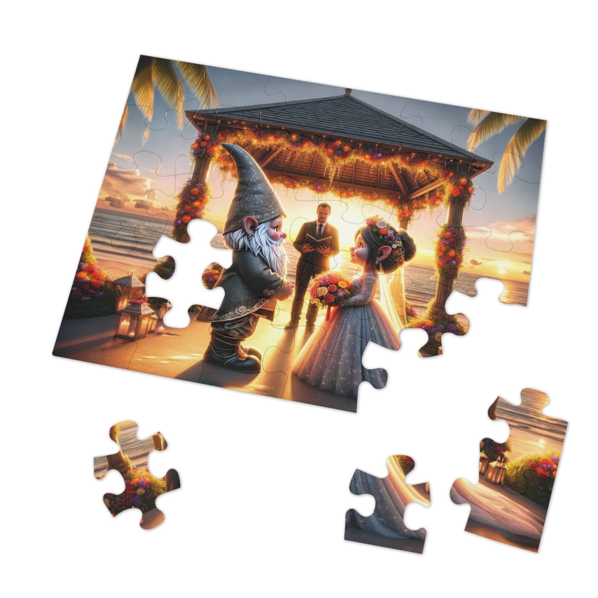 Elara and Finn's Seaside Promise Jigsaw Puzzle