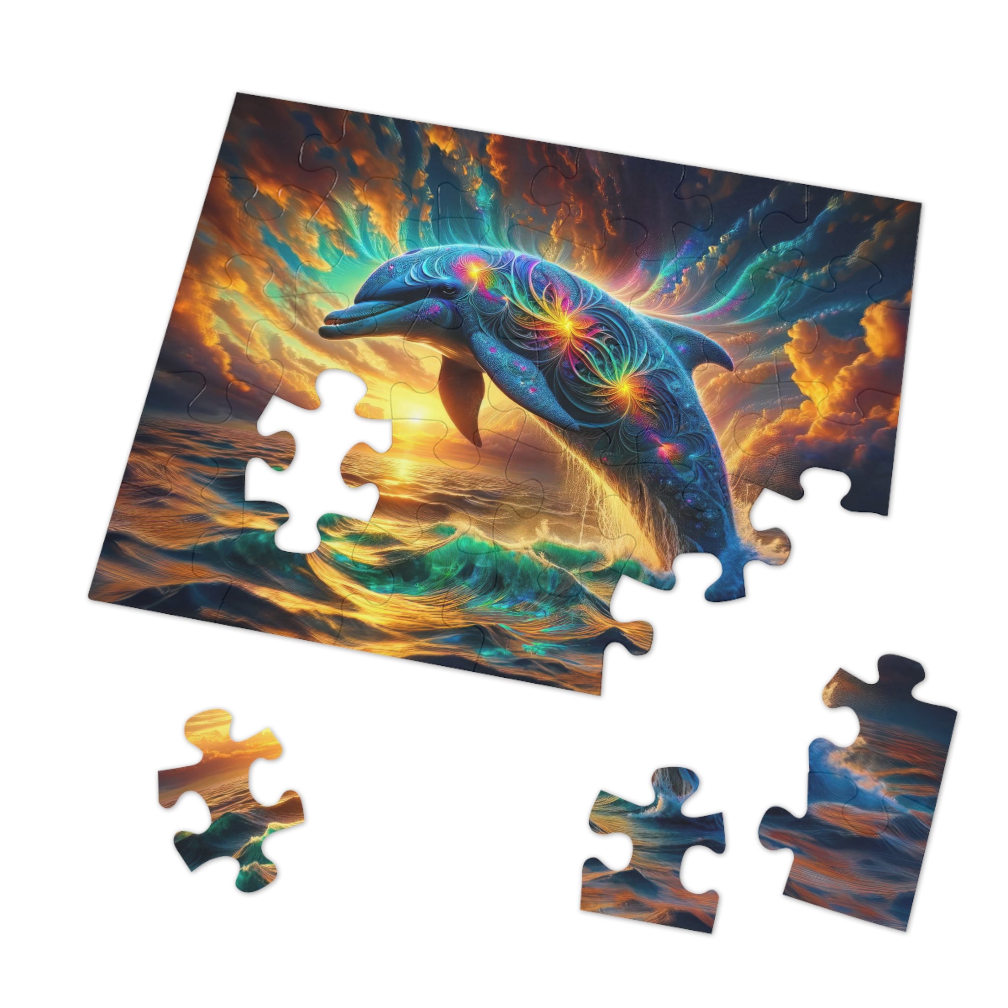 Quantum Leap of the Cosmic Dolphin Jigsaw Puzzle