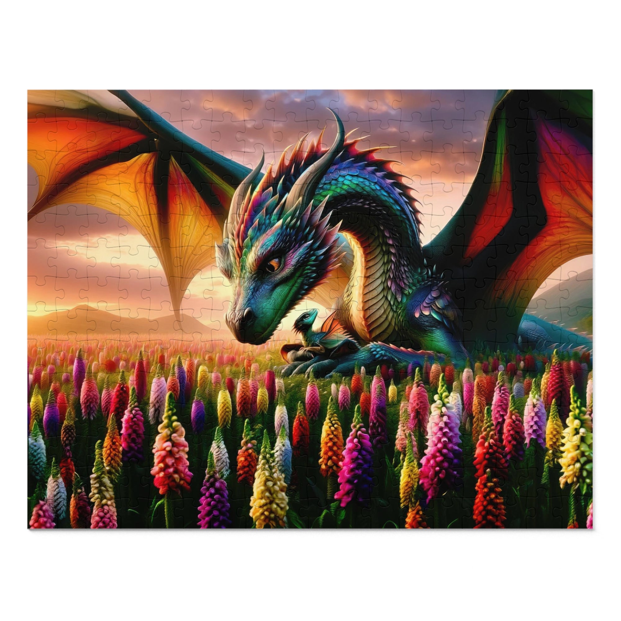 Guardian's Embrace at Snapdragon Vale Jigsaw Puzzle