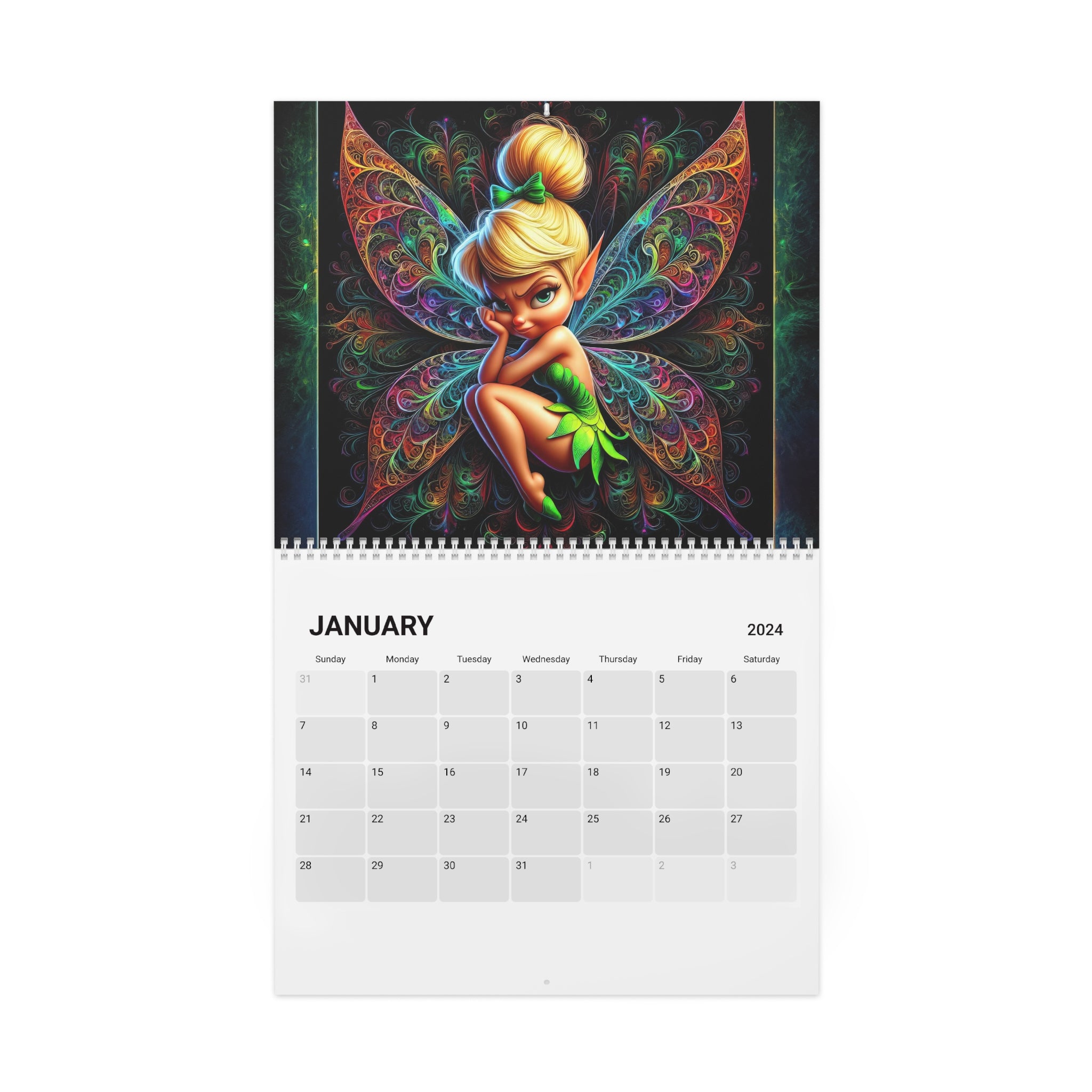 Whimsy Wings: A Year in Enchantment Calendar (2024)