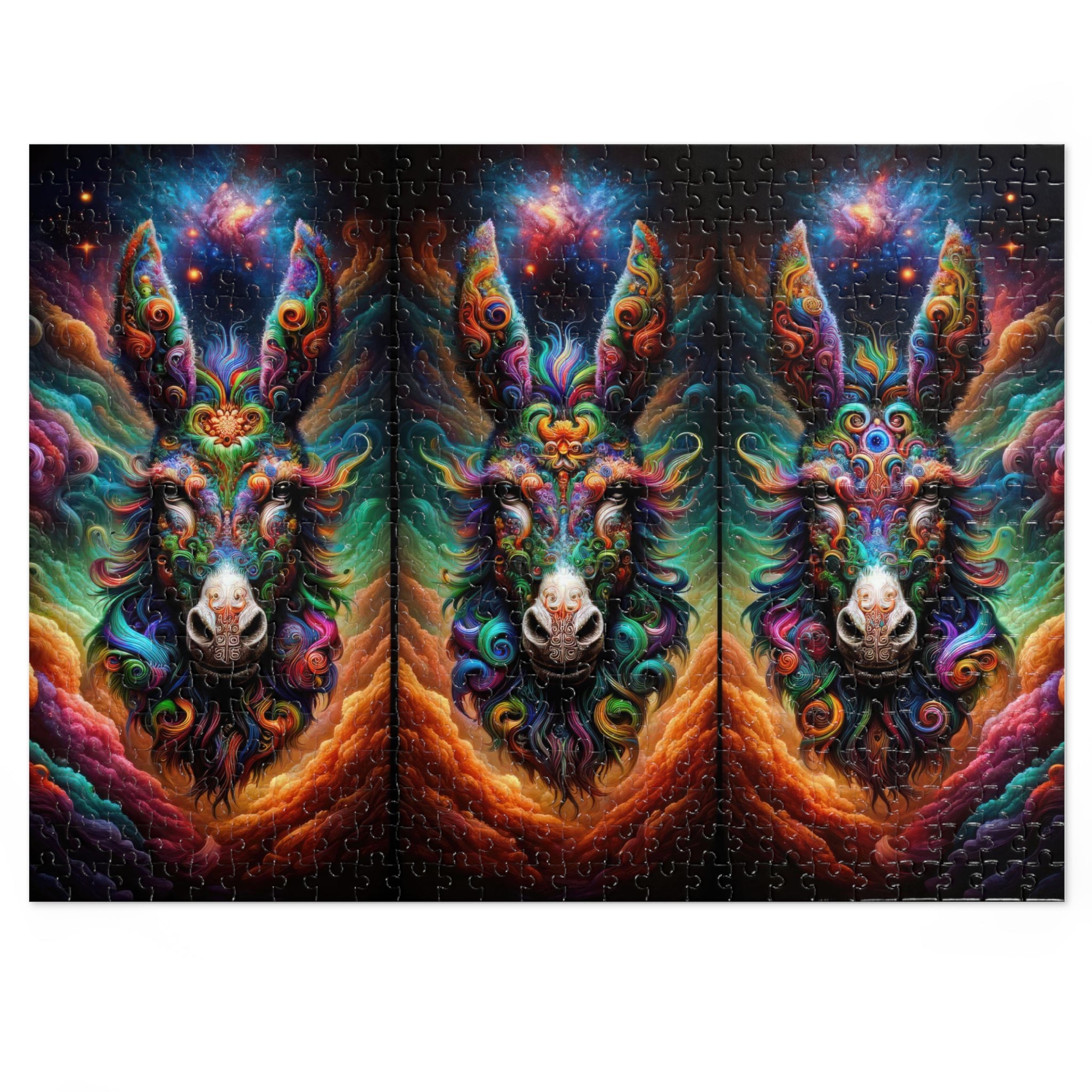 Galactic Donkey Trivision Jigsaw Puzzle