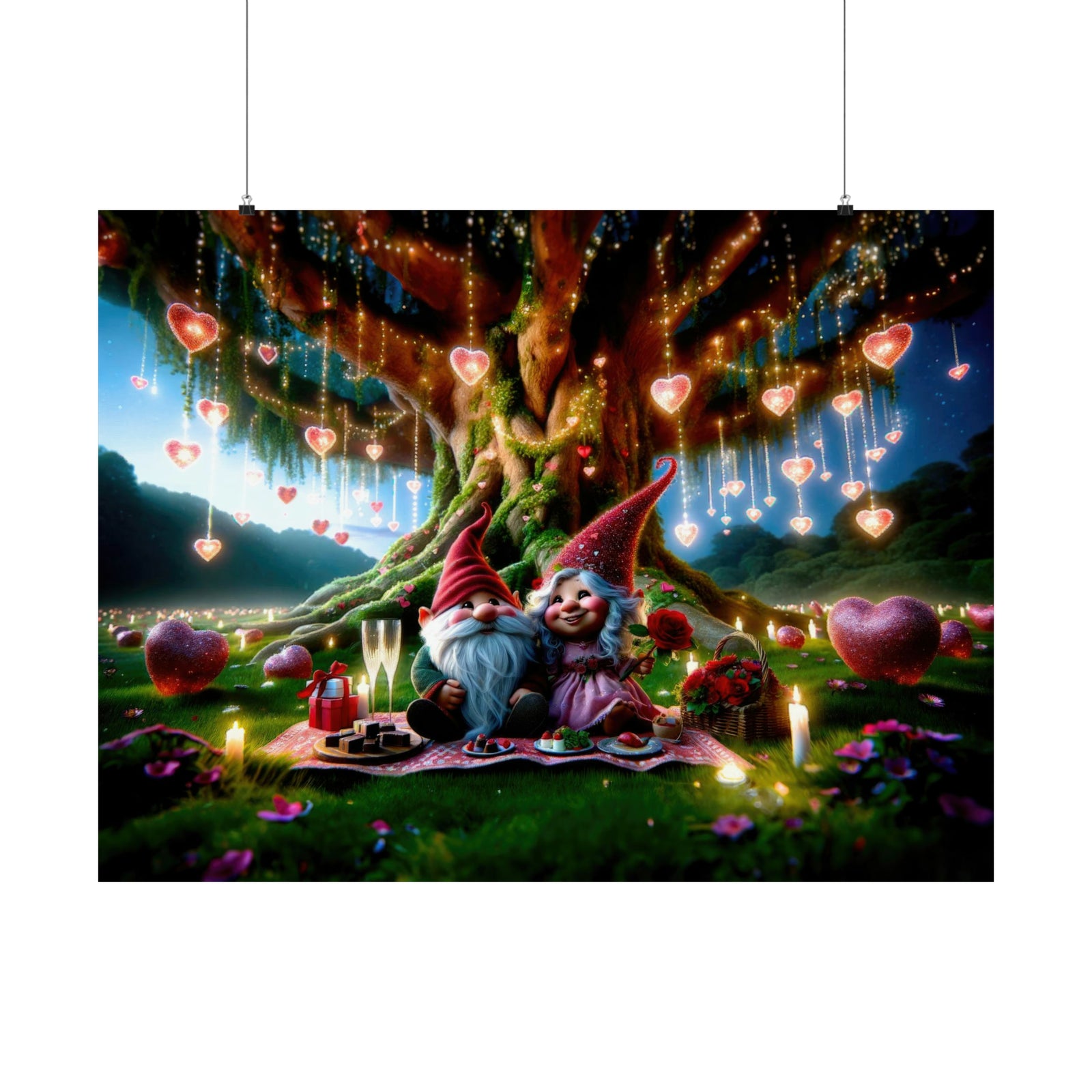 Enchanted Valentine's Eve with the Gnomes Poster