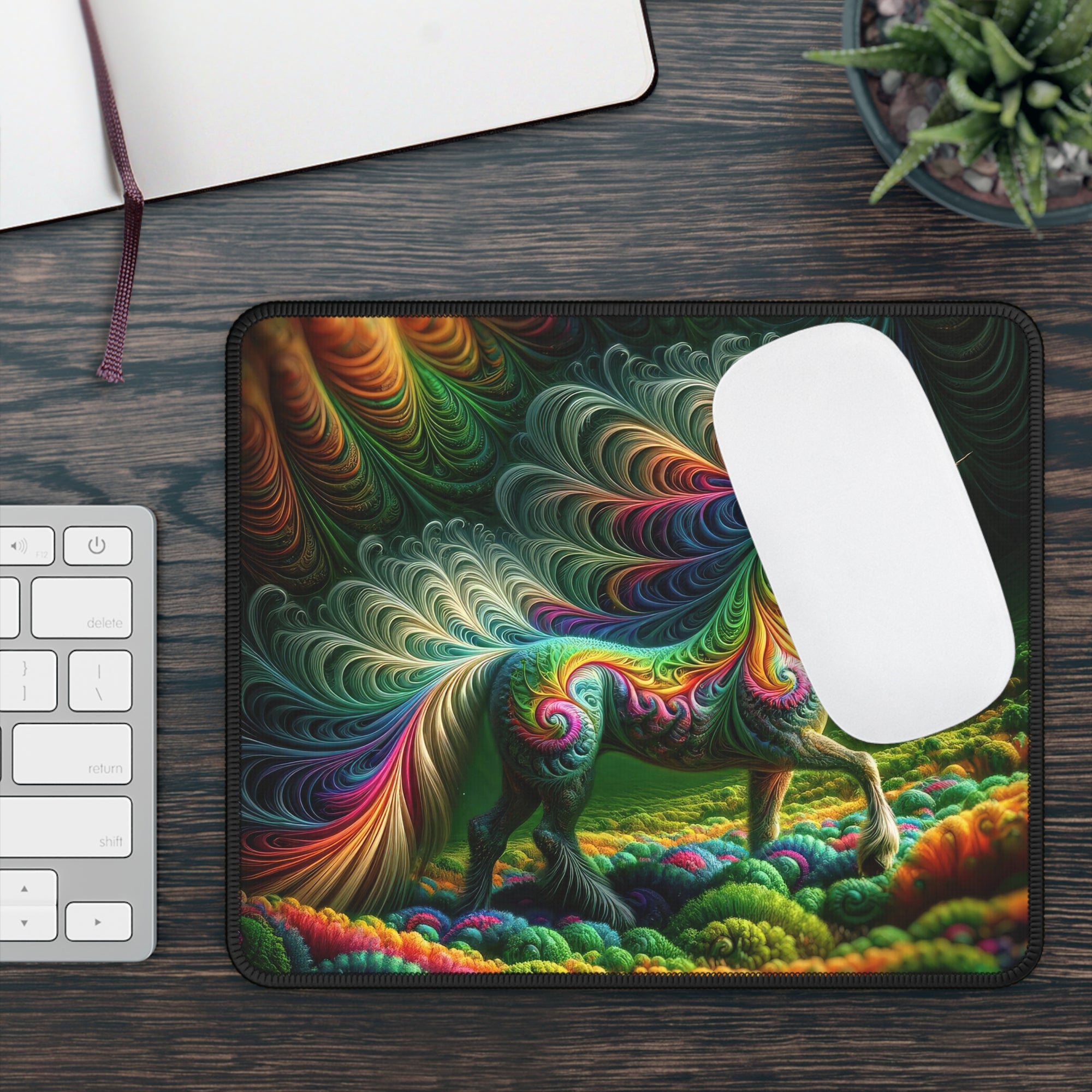 Fractal Forest Gaming Mouse Pad