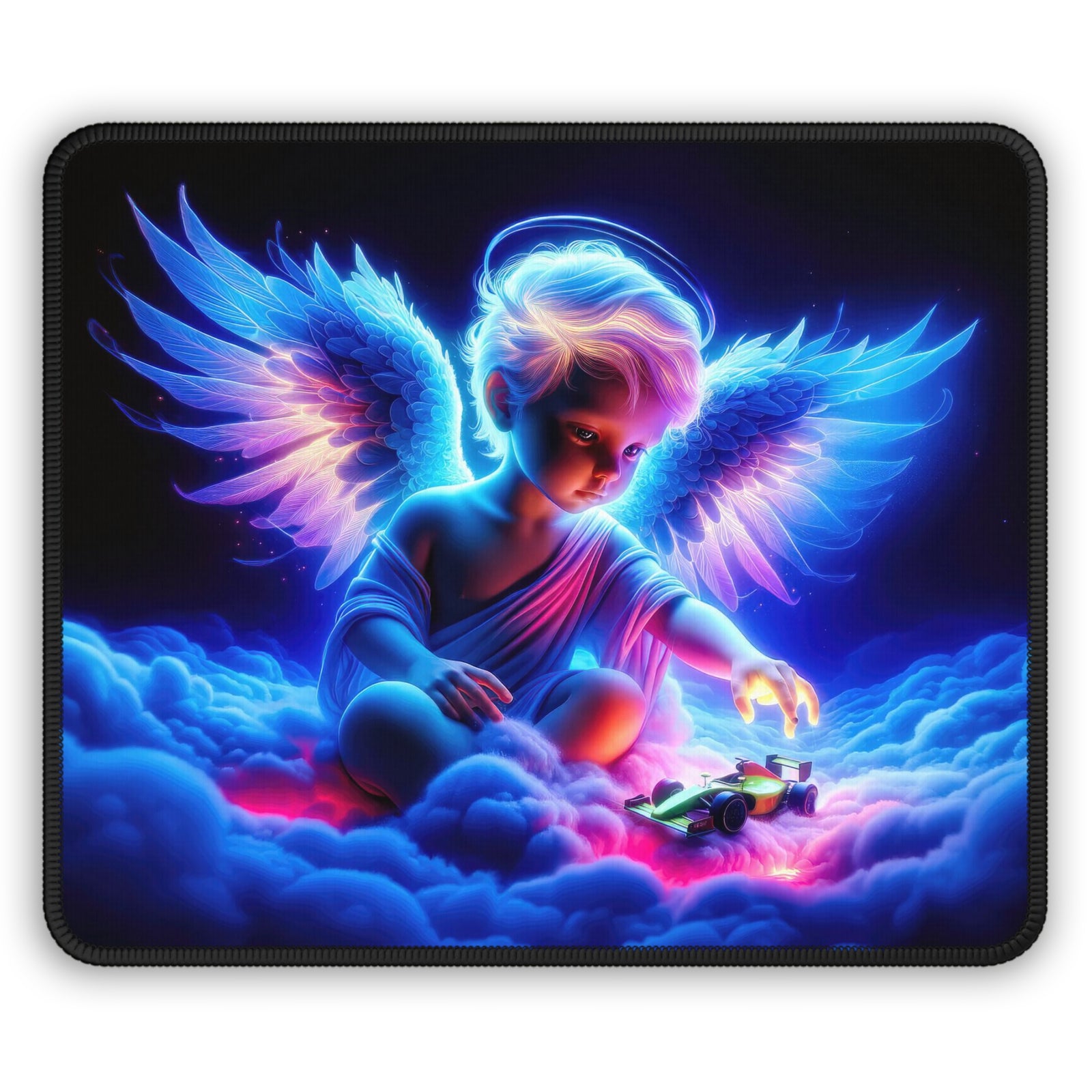 Playtime in the Cosmic Clouds Gaming Mouse Pad