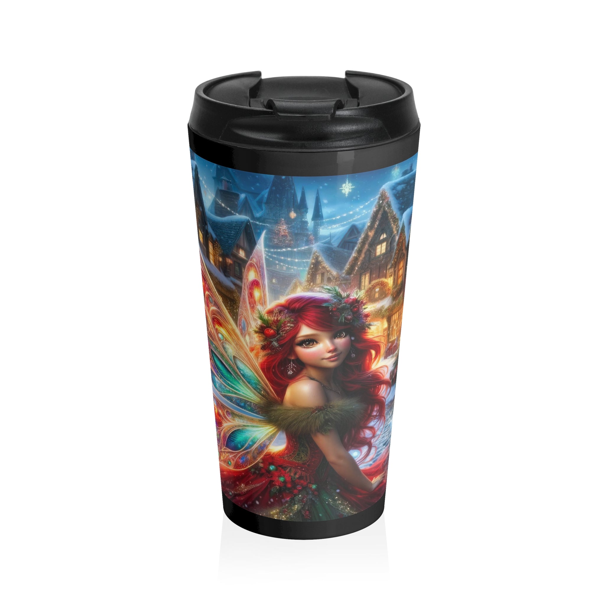 Séraphin de Noël enchanté Mug isotherme