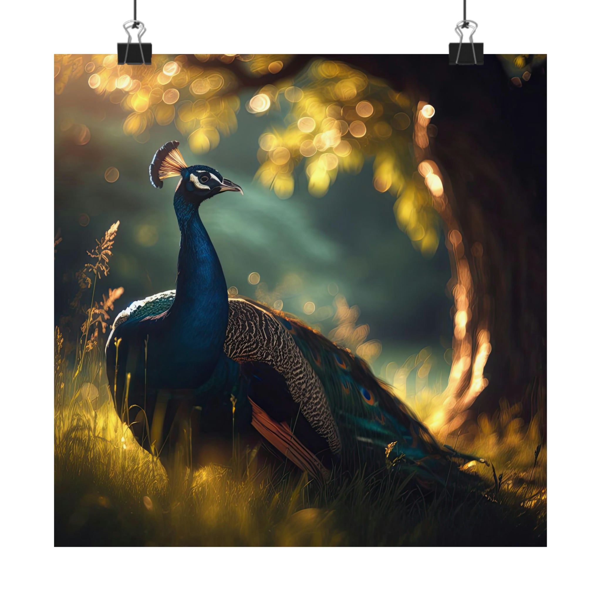 El encantamiento del pavo real Póster
