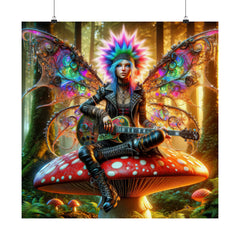 Punk Pixie's Mushroom Stage Poster