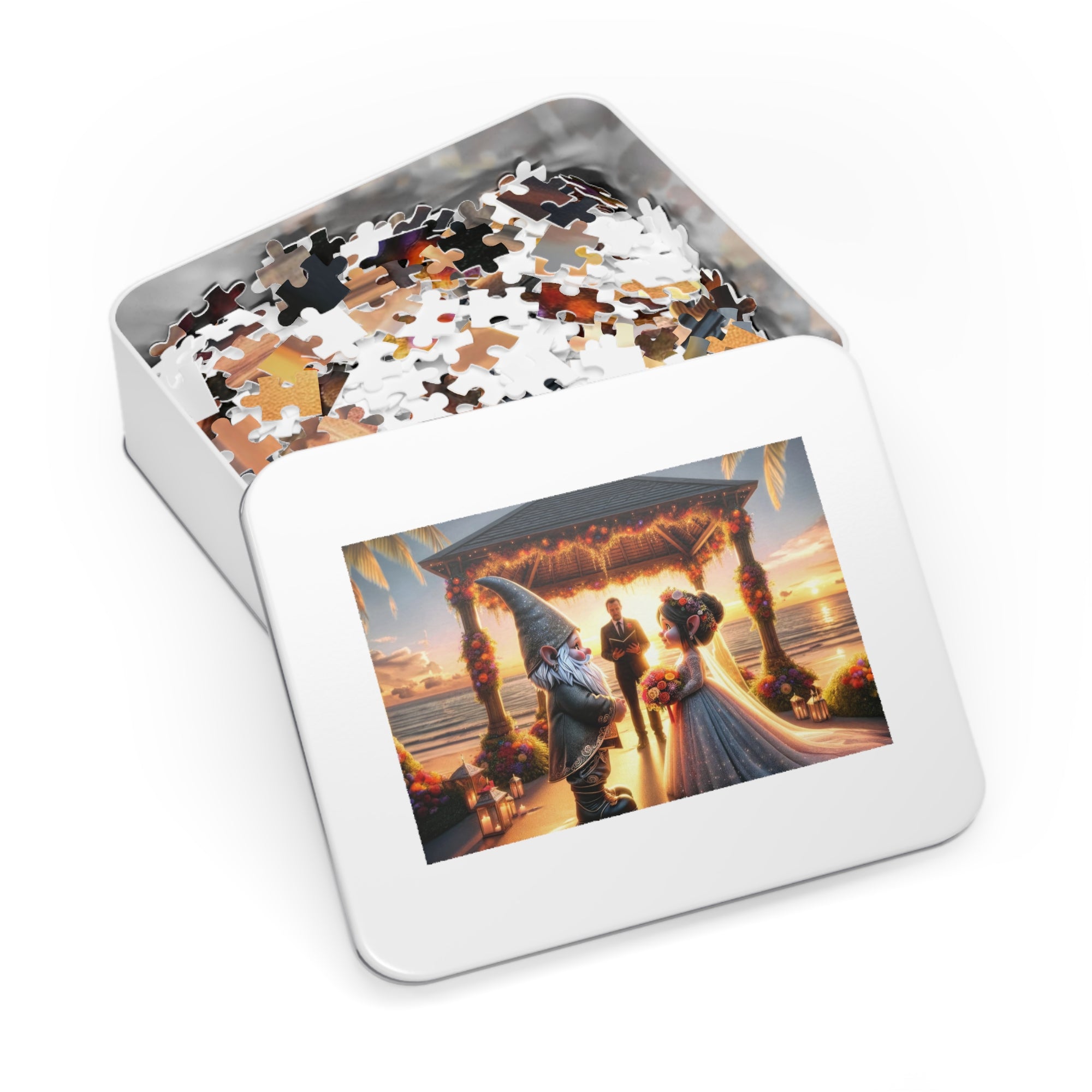 Elara and Finn's Seaside Promise Jigsaw Puzzle