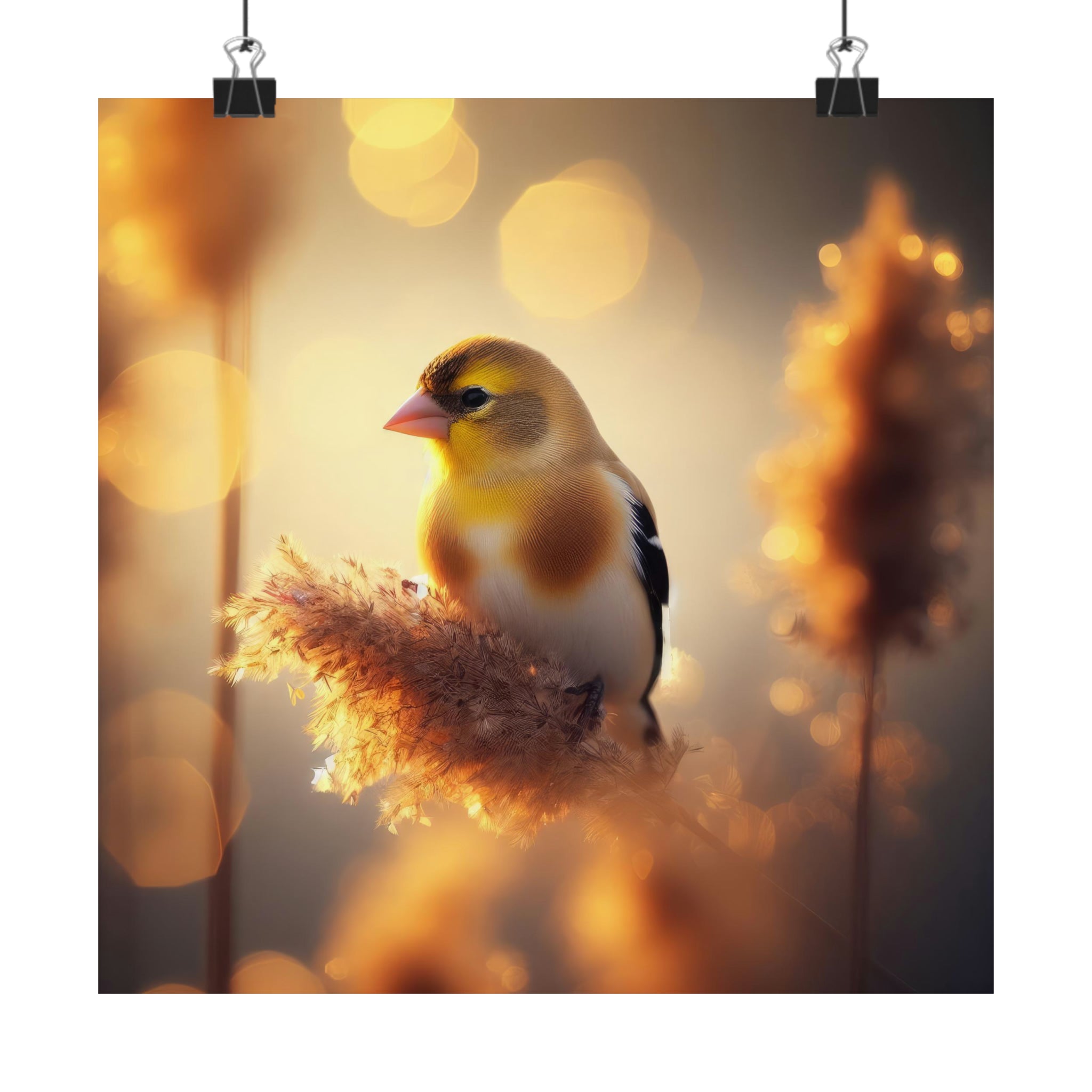 Goldy en las cañas Póster