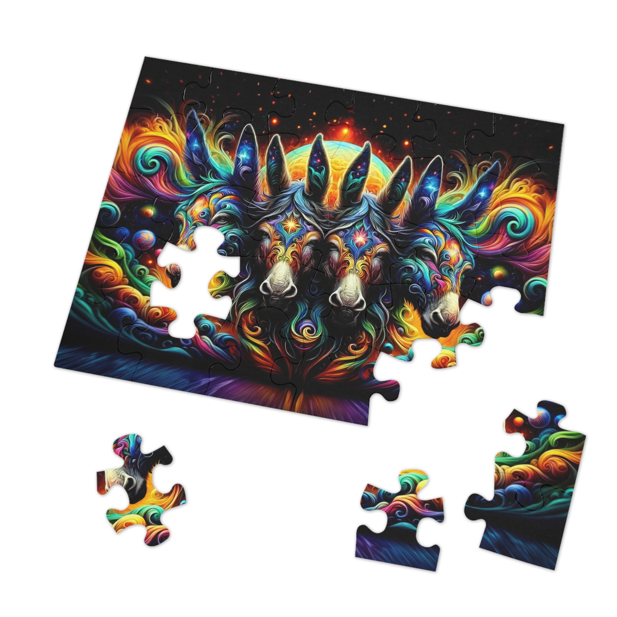 Quantum Donkey Quasar Jigsaw Puzzle