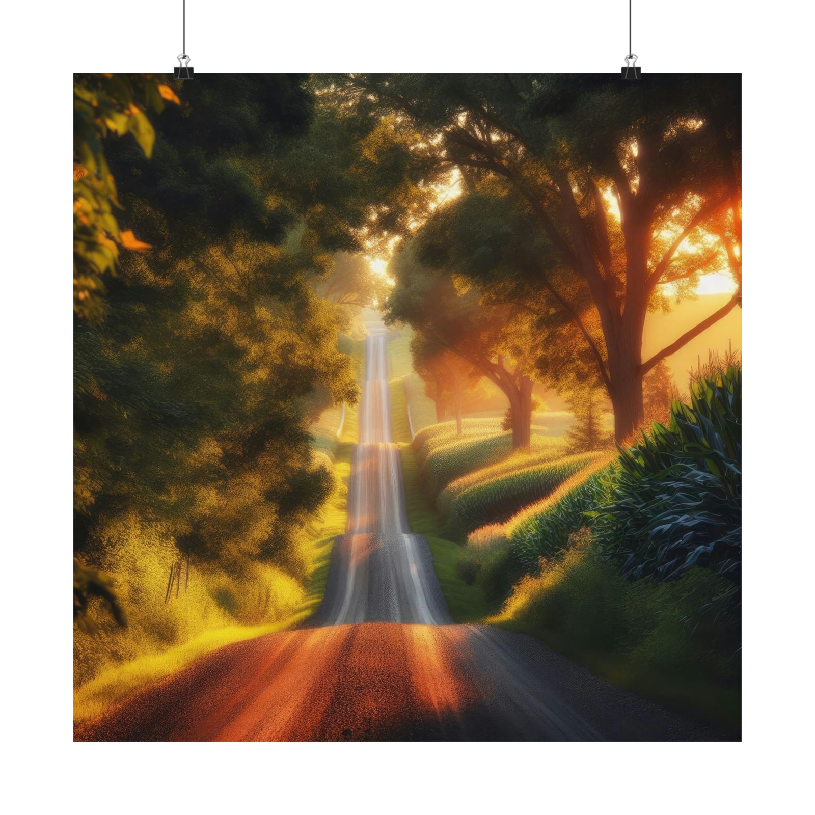 The Sun-Drenched Way Poster