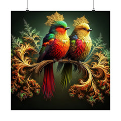 Vibrance on a Velvet Bough Poster
