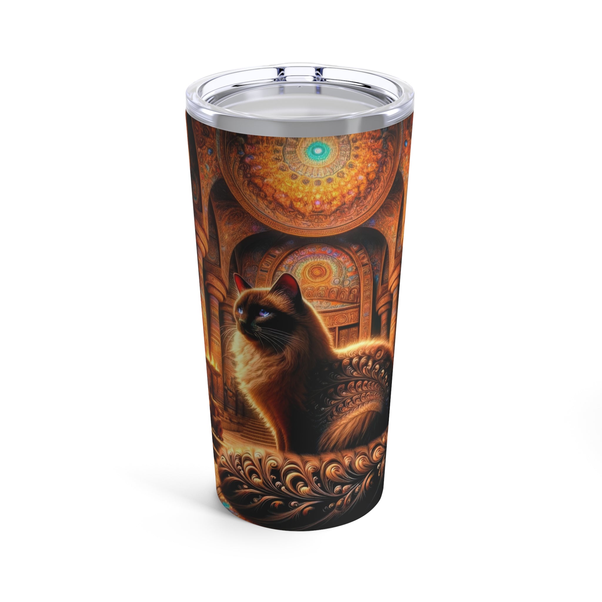 Oráculo siamés en el templo del tiempo Vaso 20oz