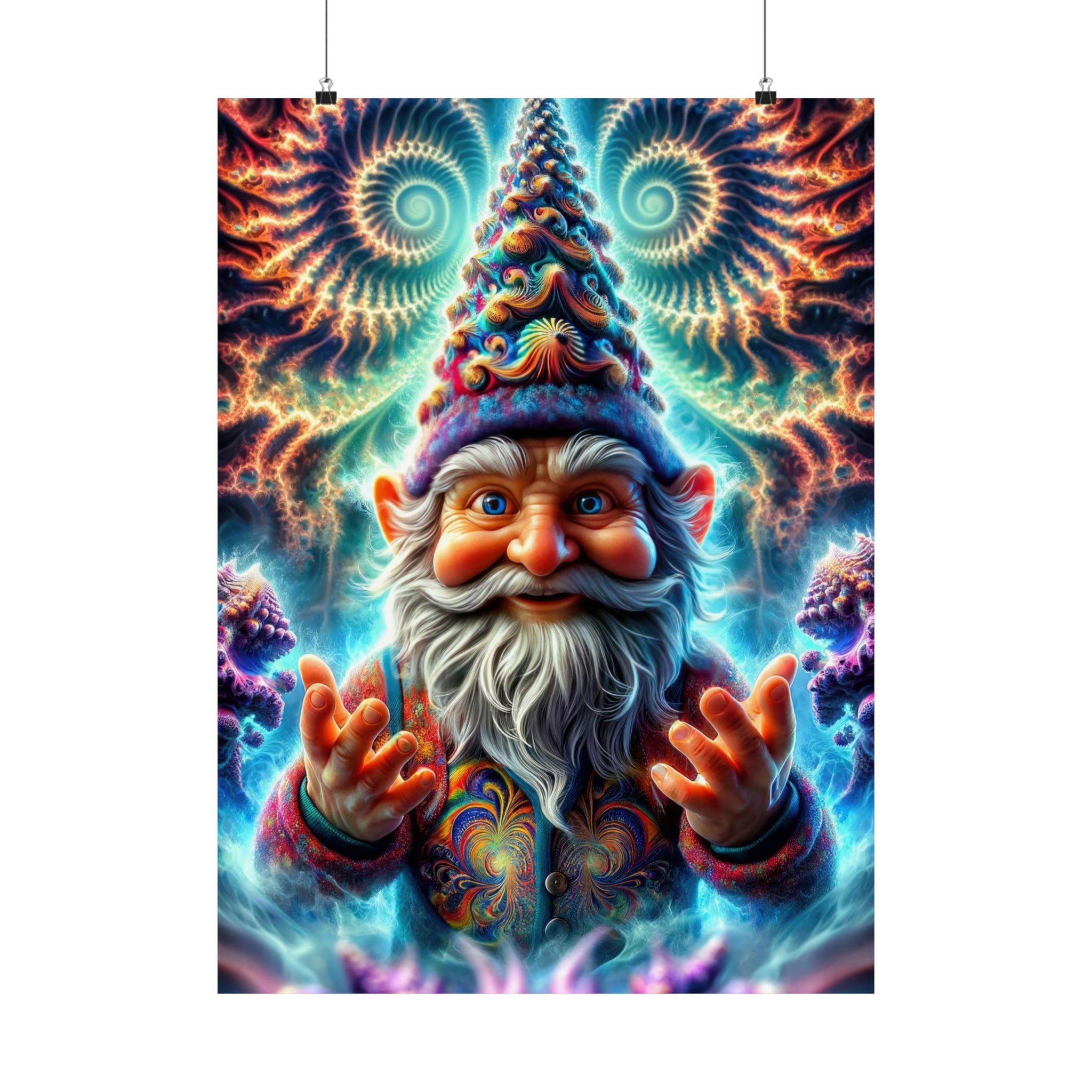 Gnome Amidst Quantum Mystique Poster