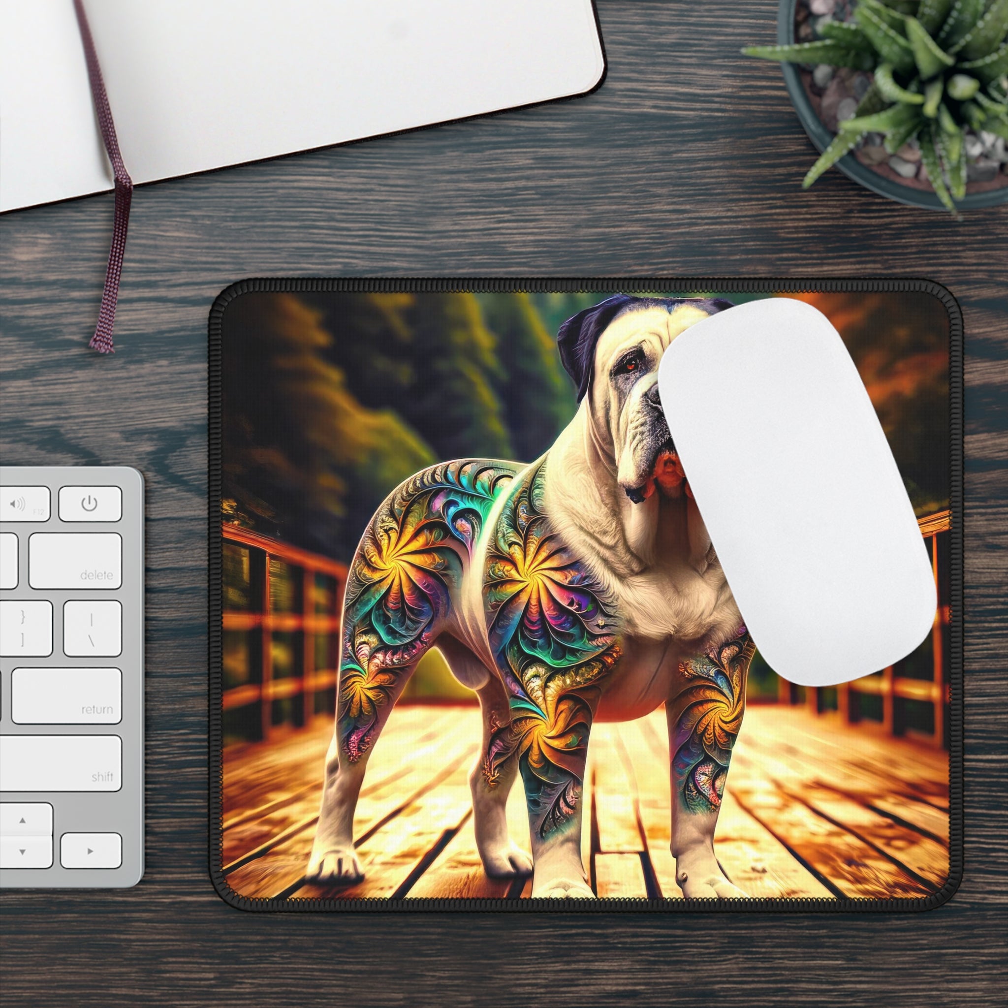 Mystic Mastiff Gaming Mouse Pad