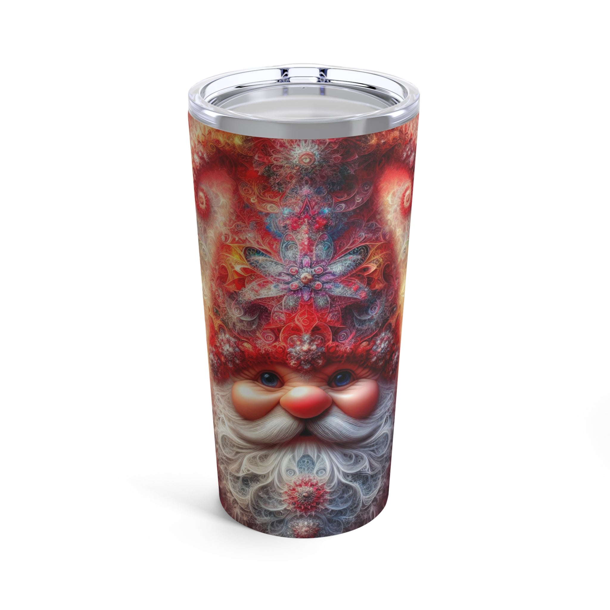 Fractal Saint of Winter Whimsy Tumbler 20oz
