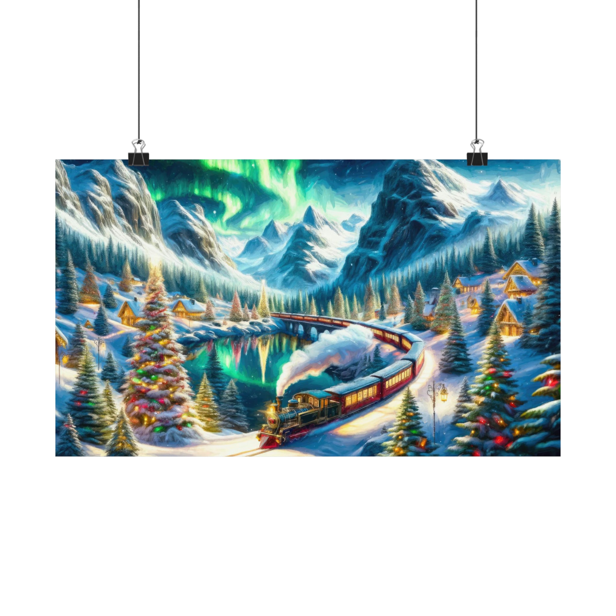 Yuletide Express - Affiche picturale