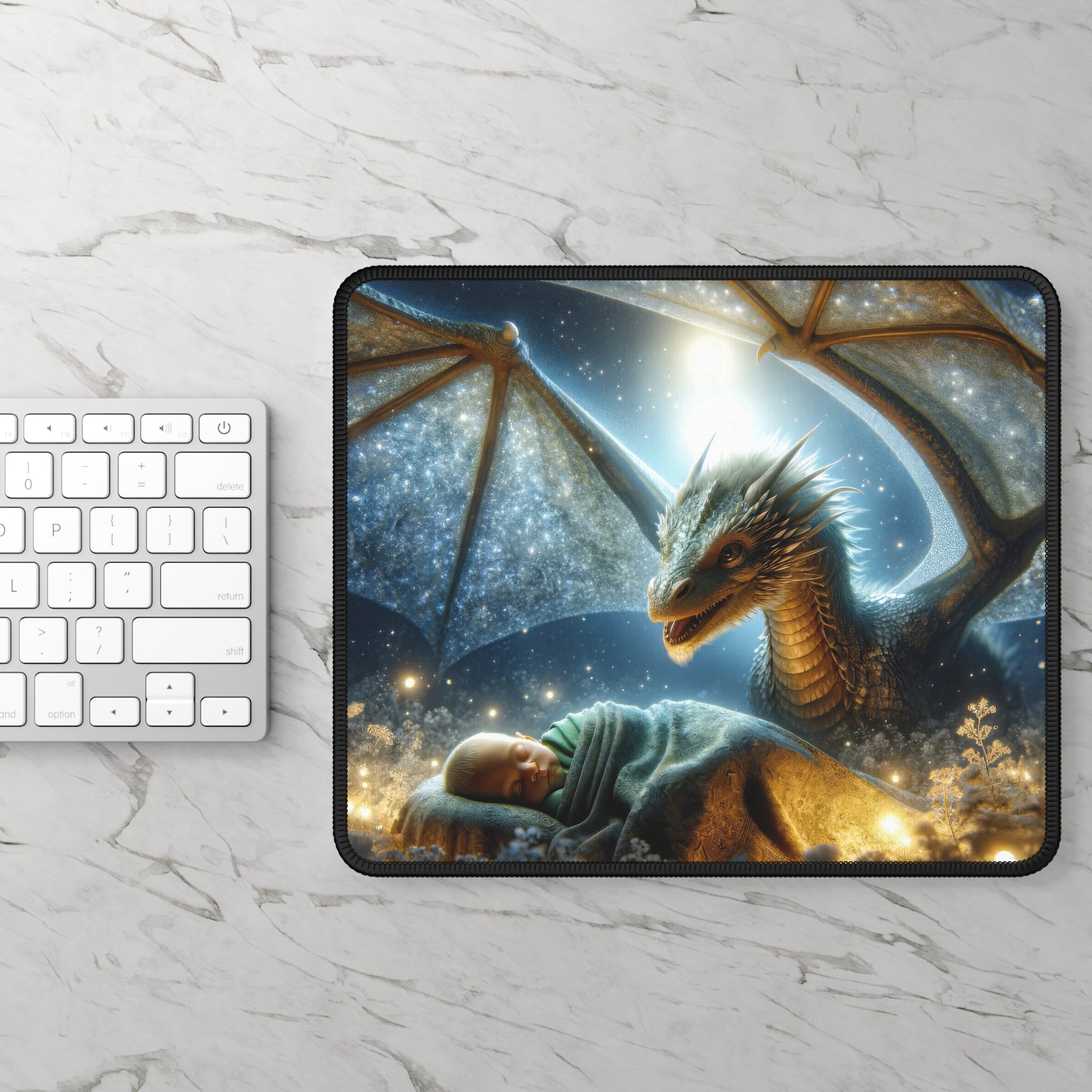 Nightwatch of the Starry Sentinel Mouse Pad