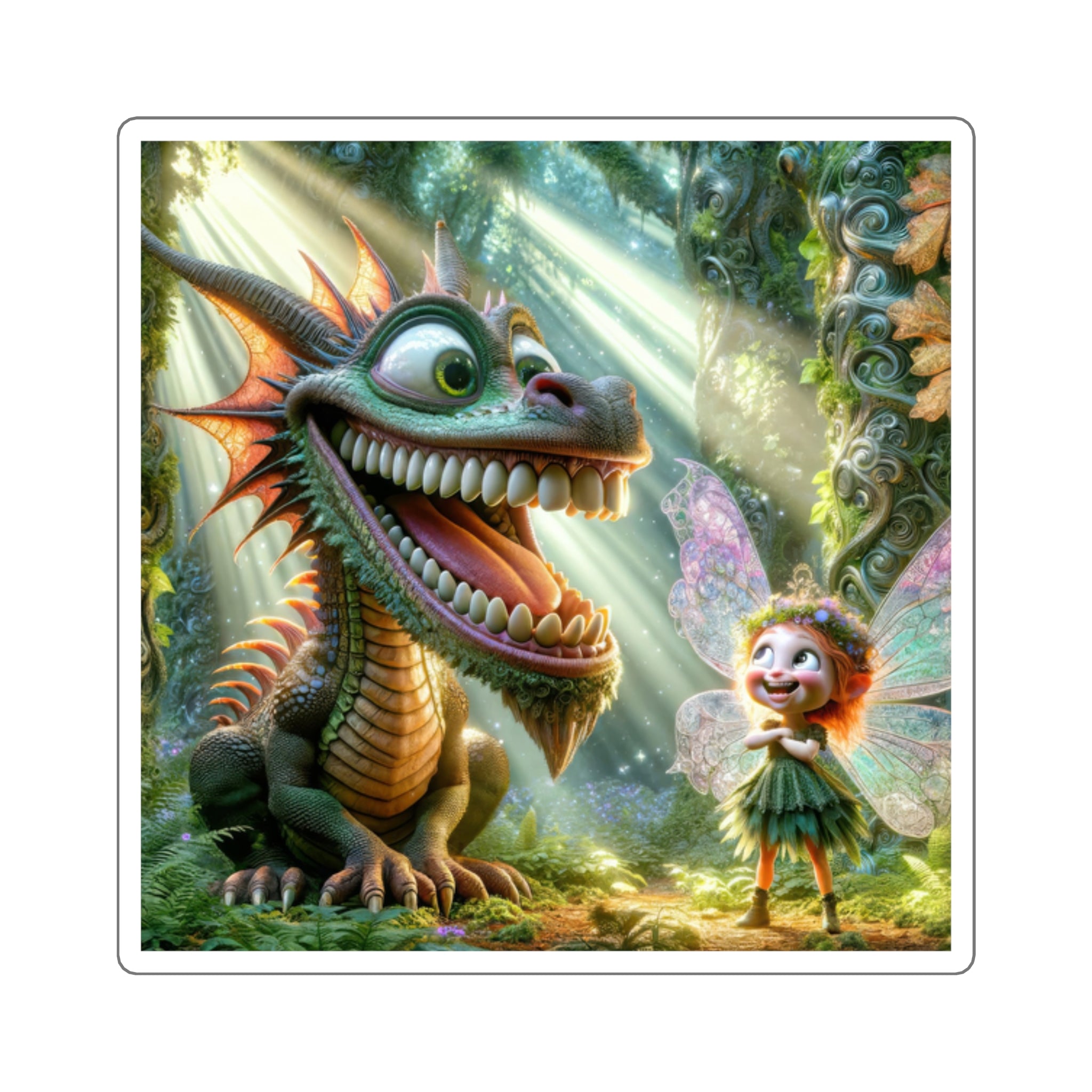 Gleaming Giggles in the Grove Stickers