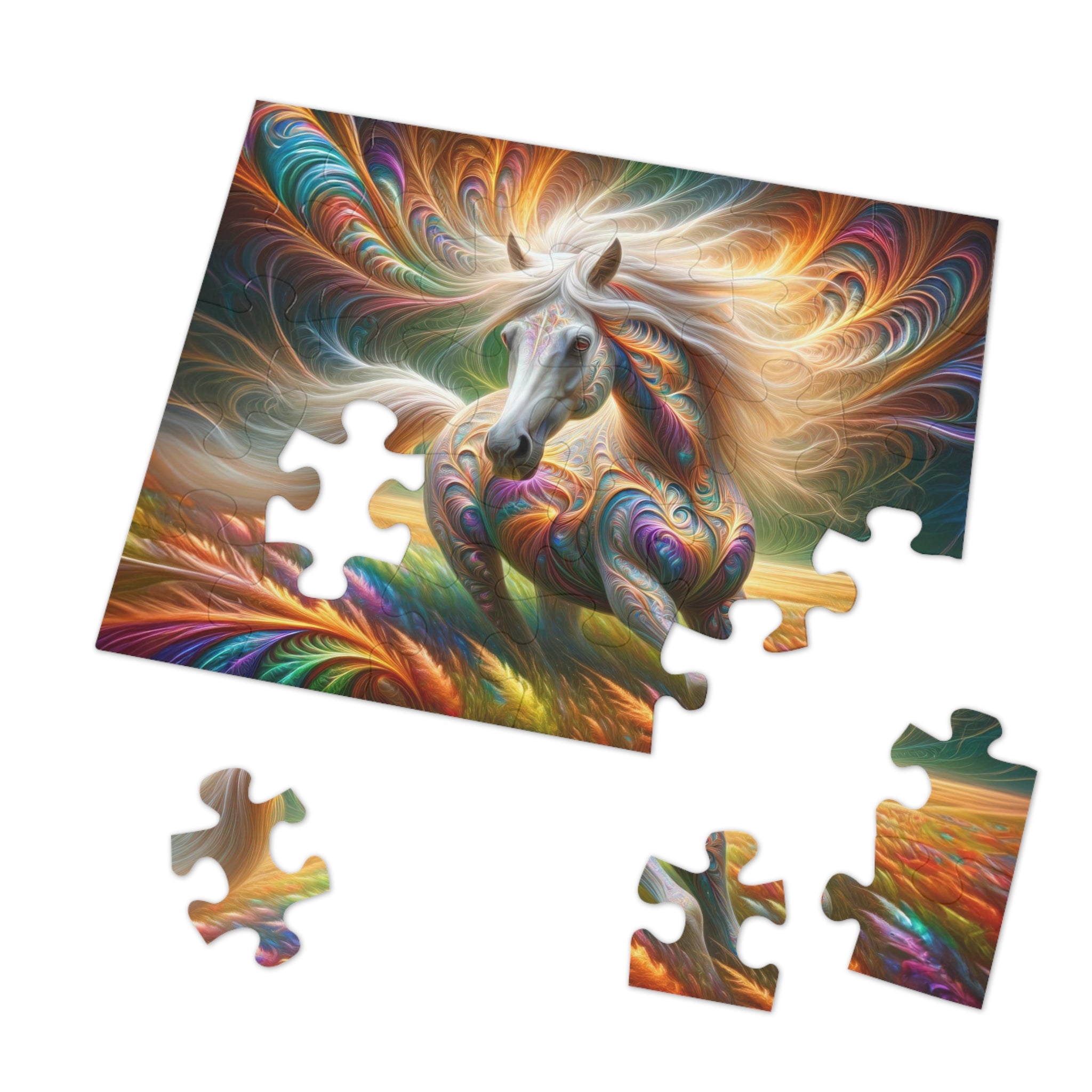 Dreamweaver Steed of the Enchanted Prairie Jigsaw Puzzle