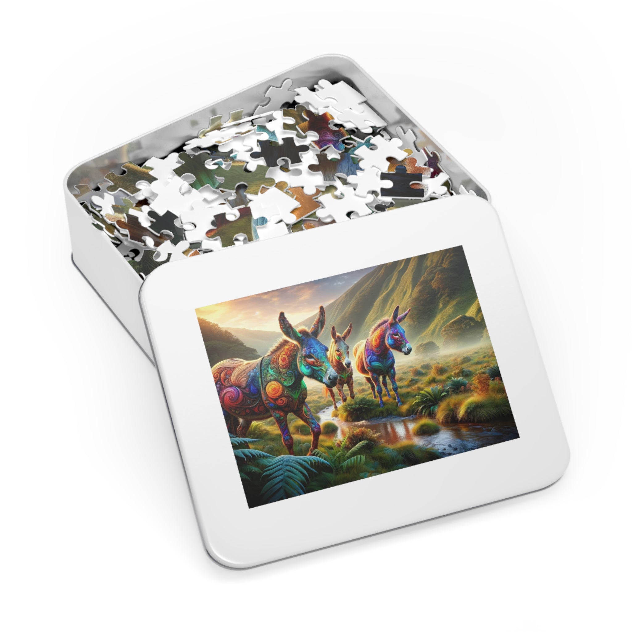 Kaleidoscope Herd Jigsaw Puzzle