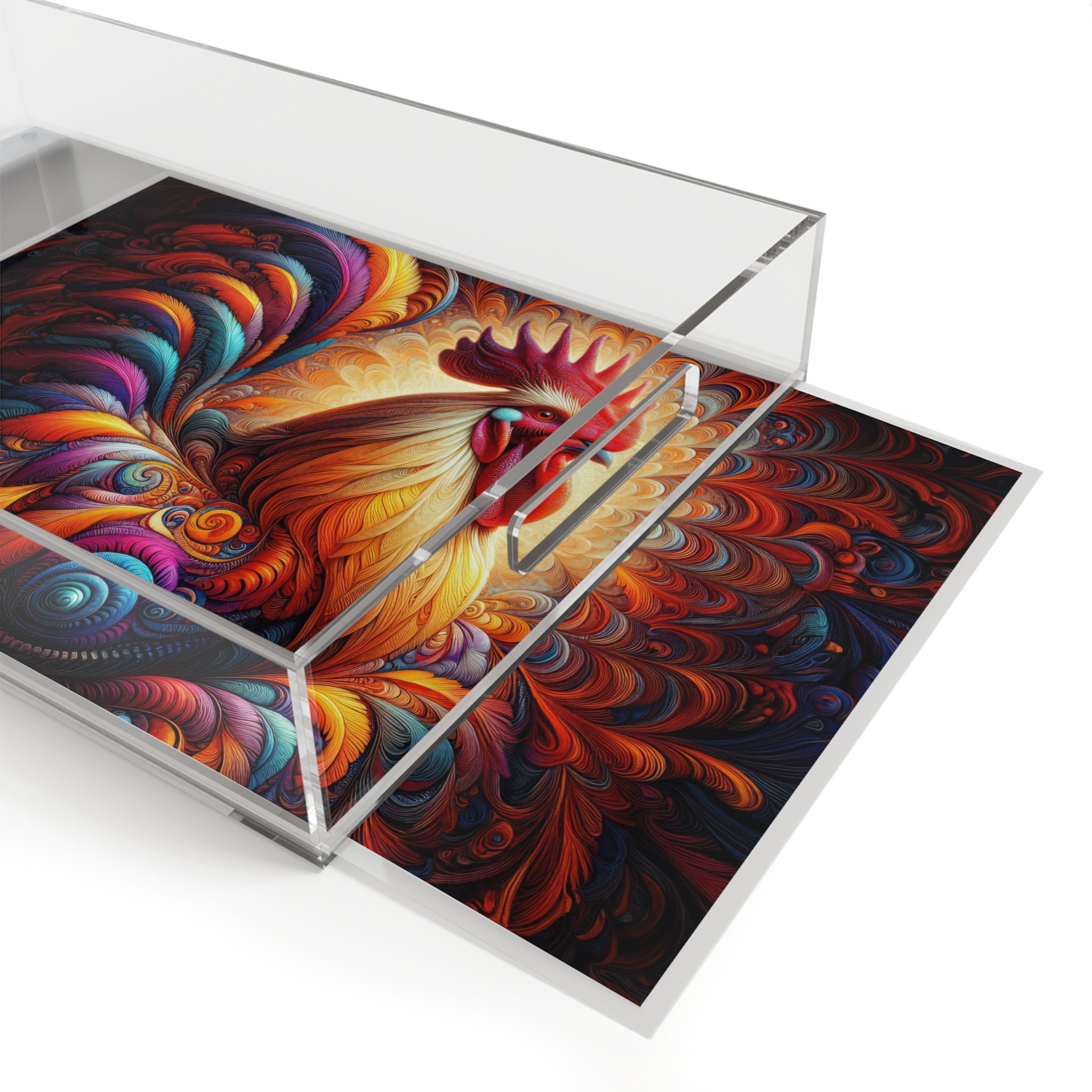 The Majestic Tapestry of Dawn Acrylic Serving Tray โ Unfocussed Photography & Art
