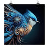The Hypnotic Bluebird Poster