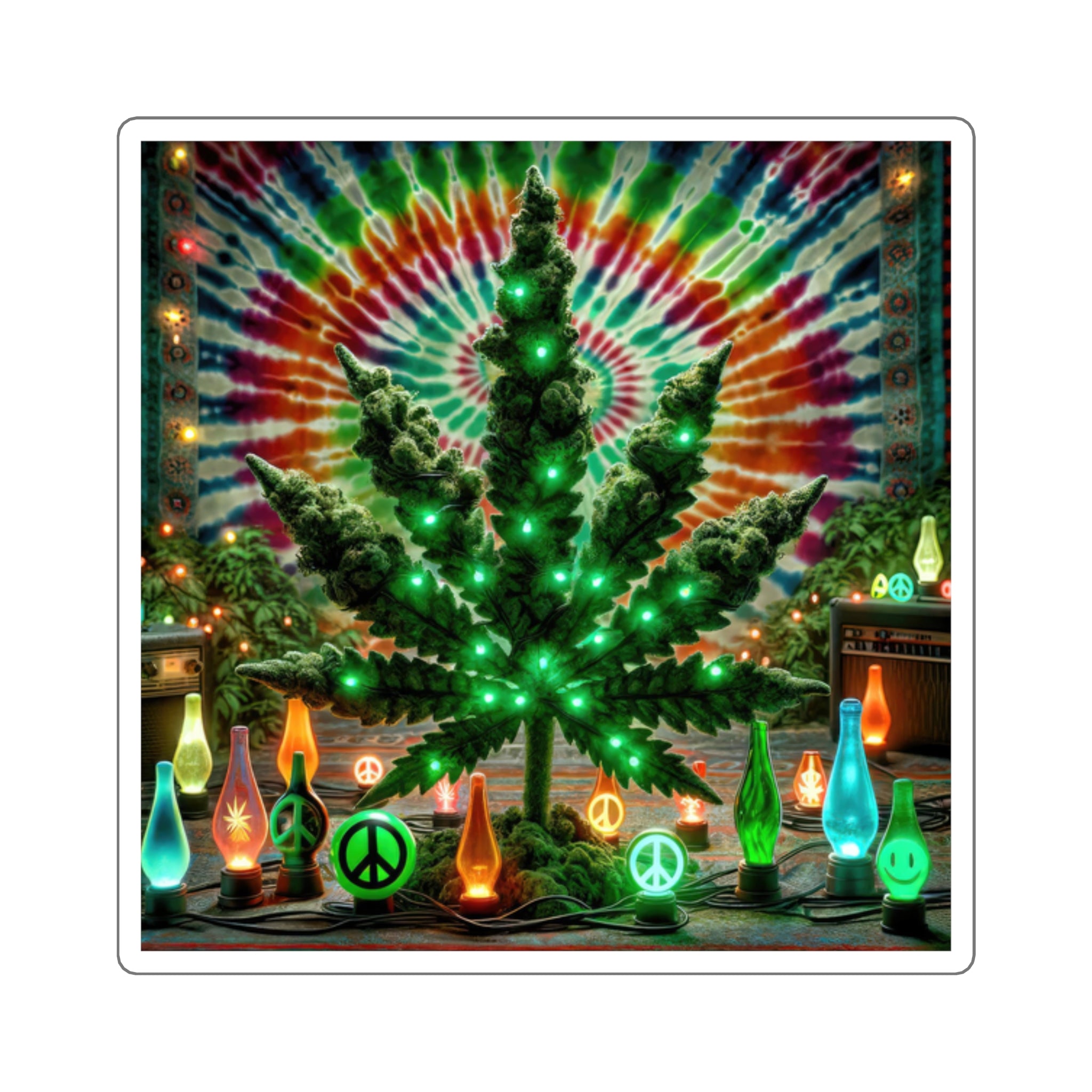 High Spirits Peace Stickers