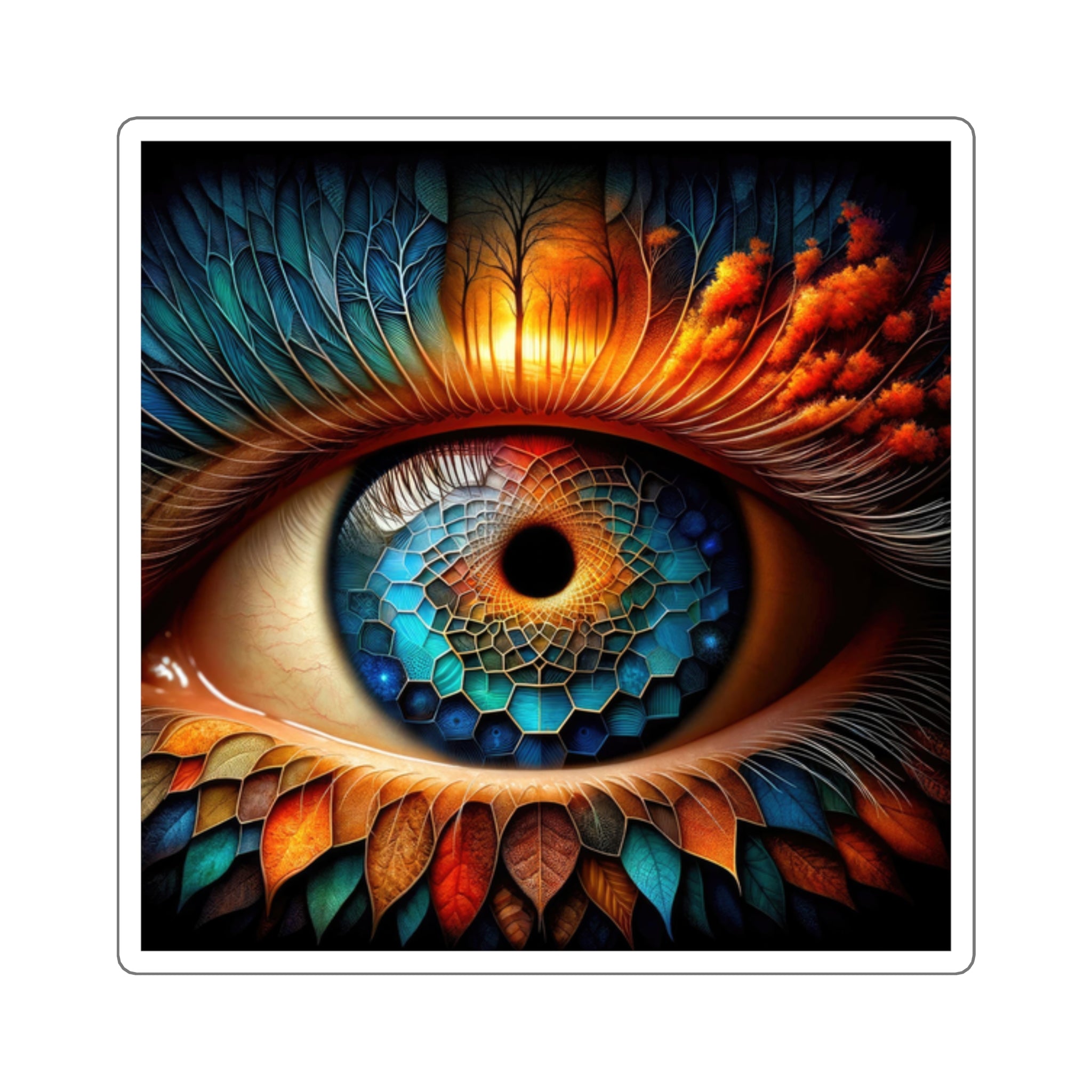 Autocollants de vue de lignes de visée spectrales