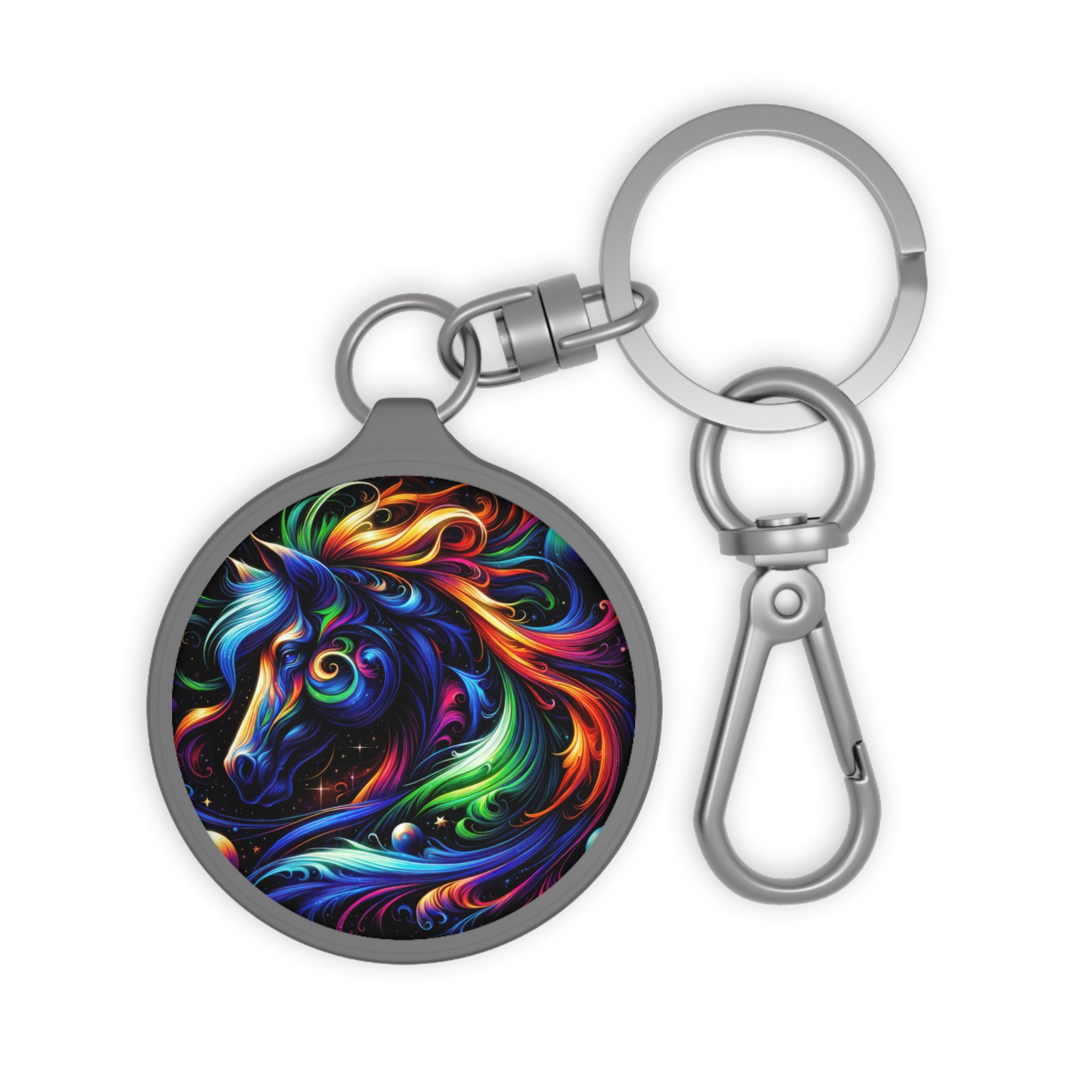 Cosmic Cascade Keyring Tag