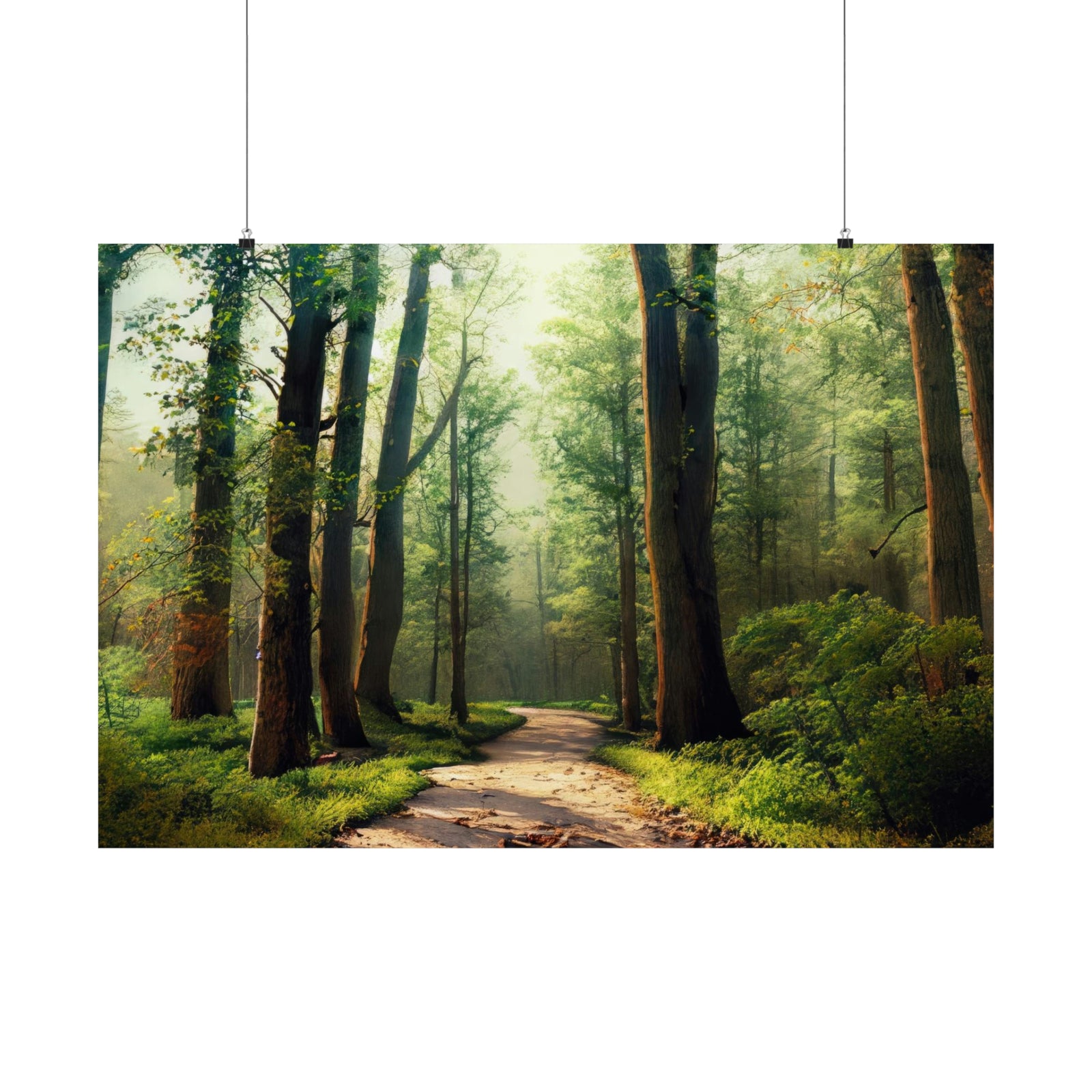 Wandering through the Woods Poster