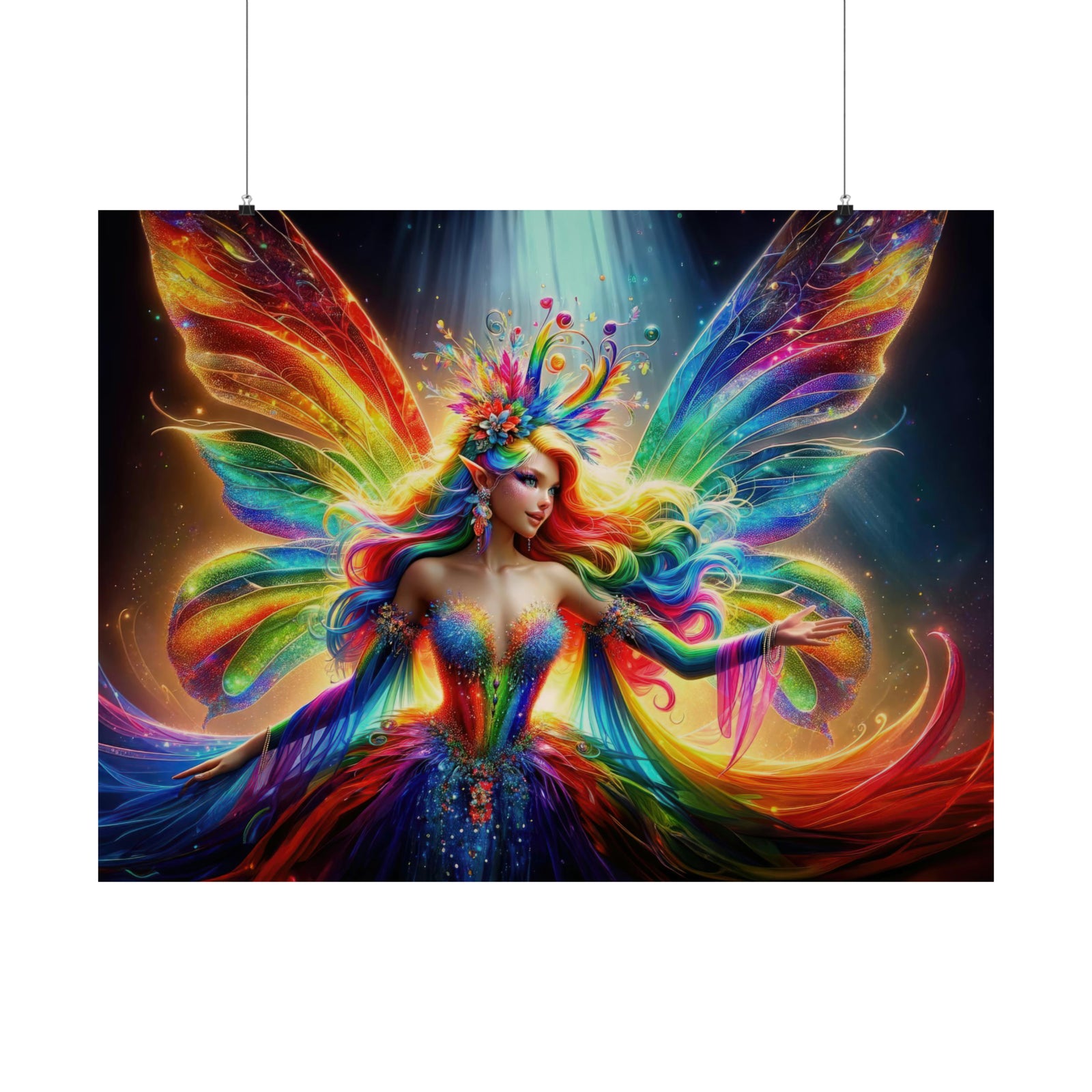Rainbow Brite Enchanting Fairy Poster