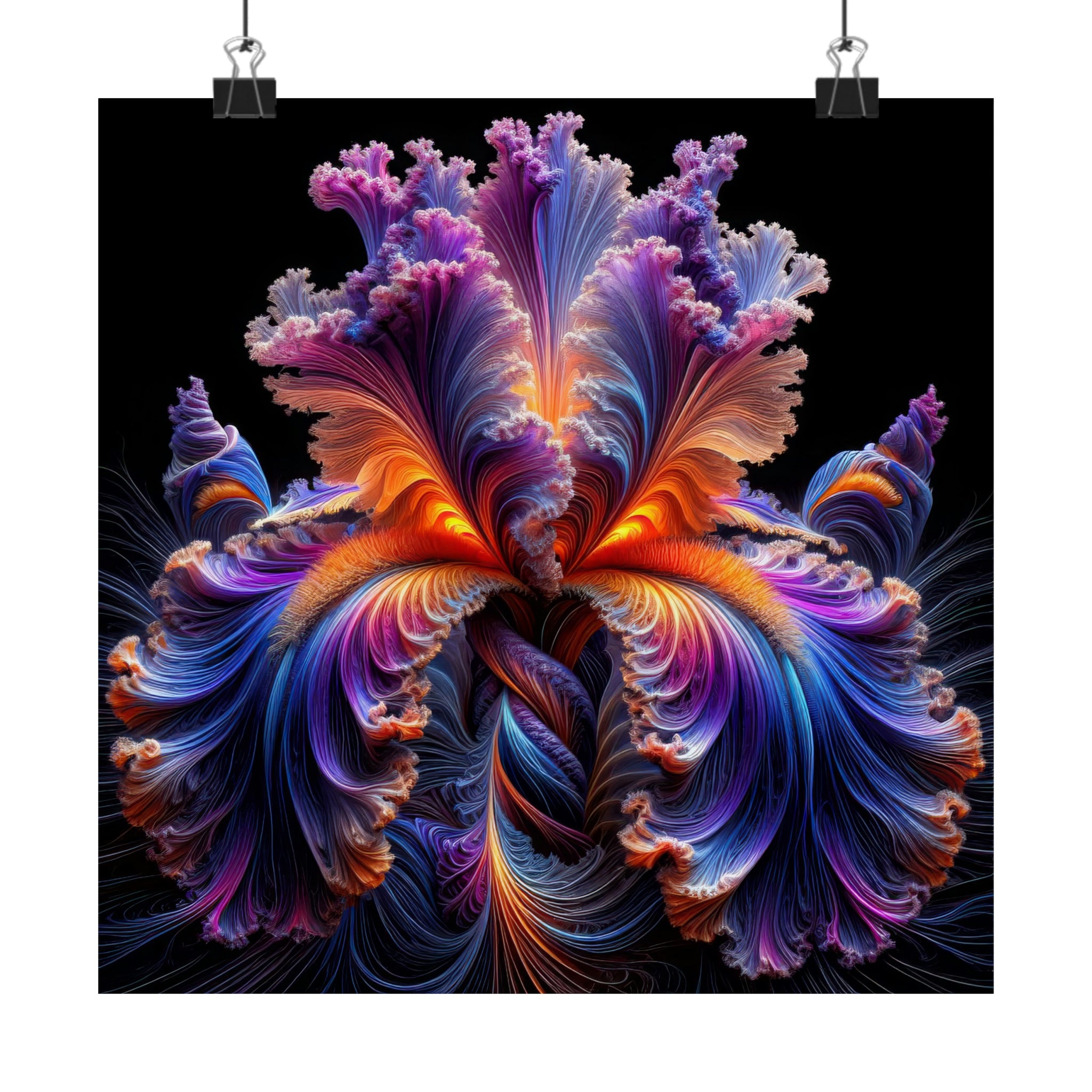 Luminous Fronds Poster