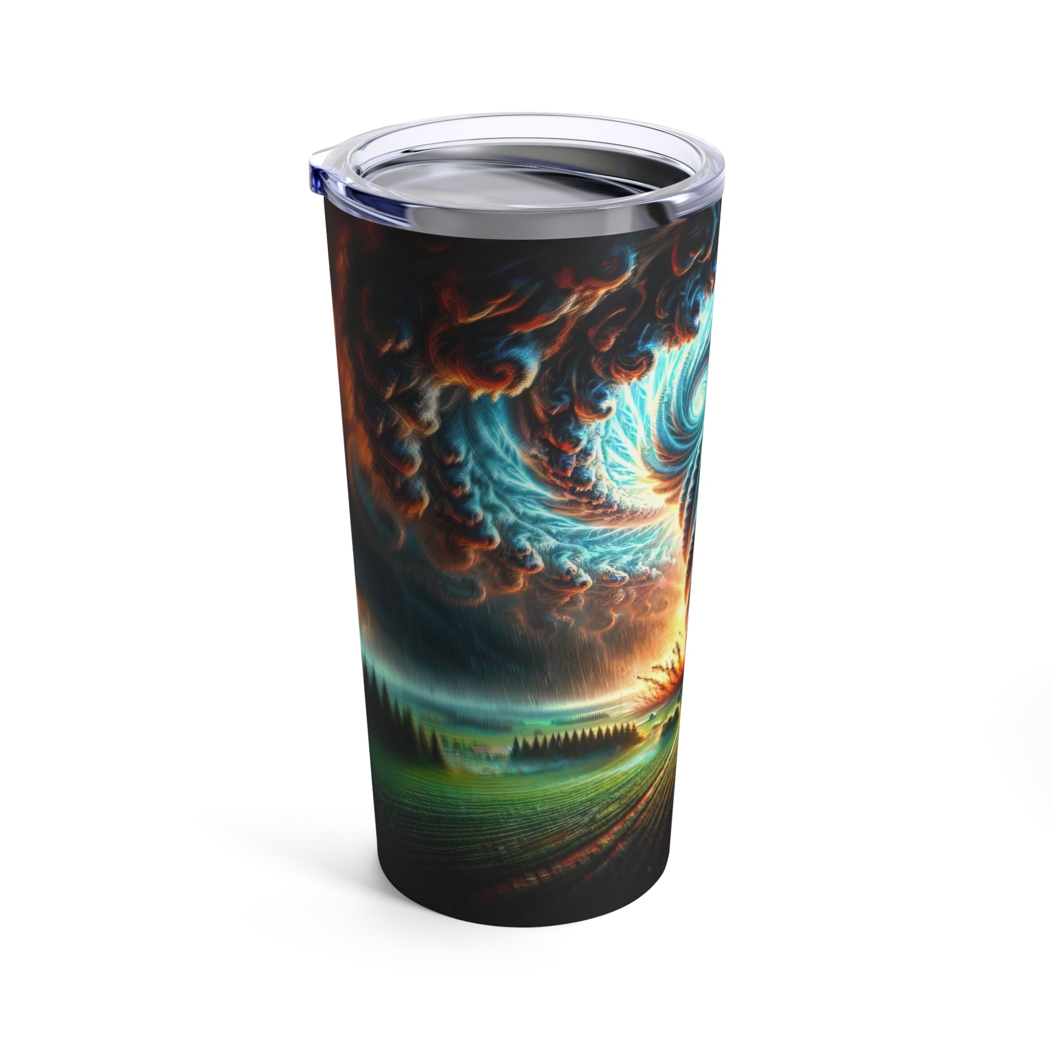 Le Vortex sur les champs verdoyants Tumbler 20oz