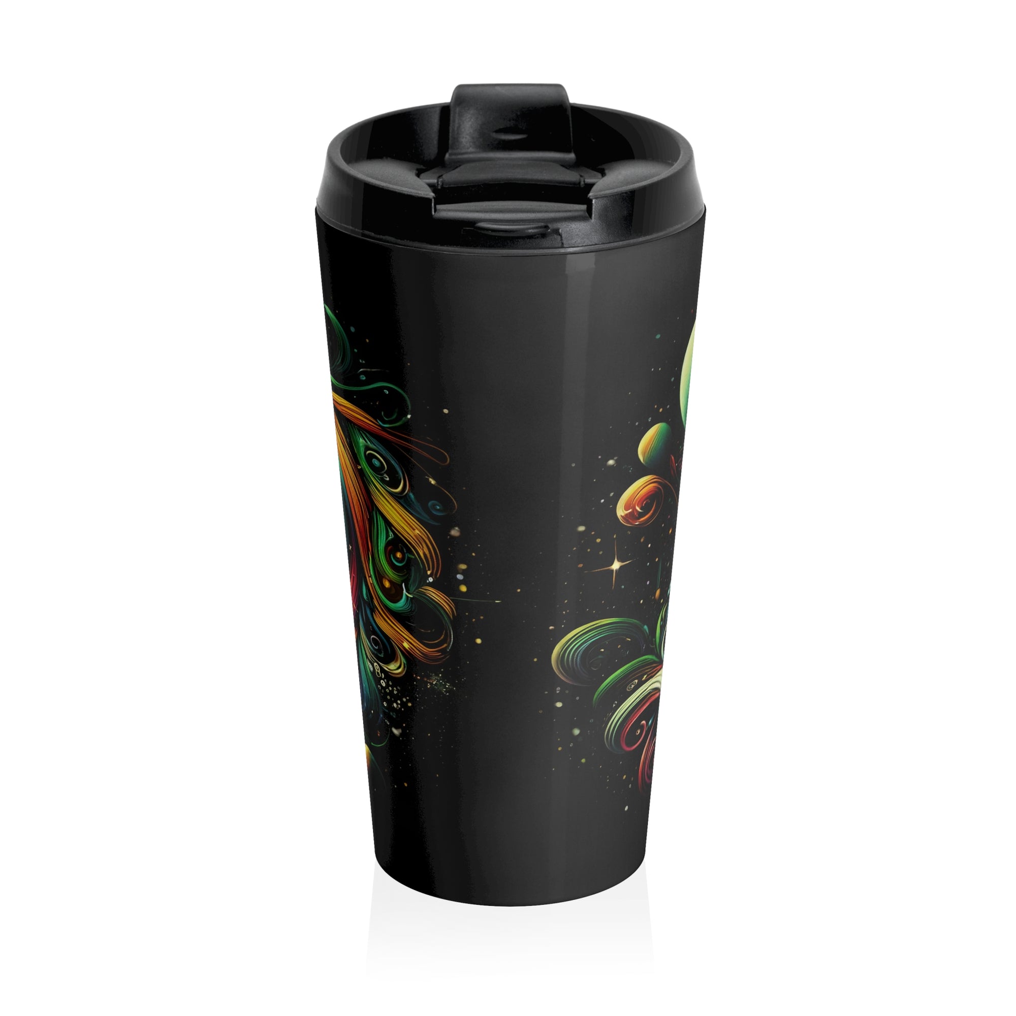 Elegancia orbital Taza de viaje