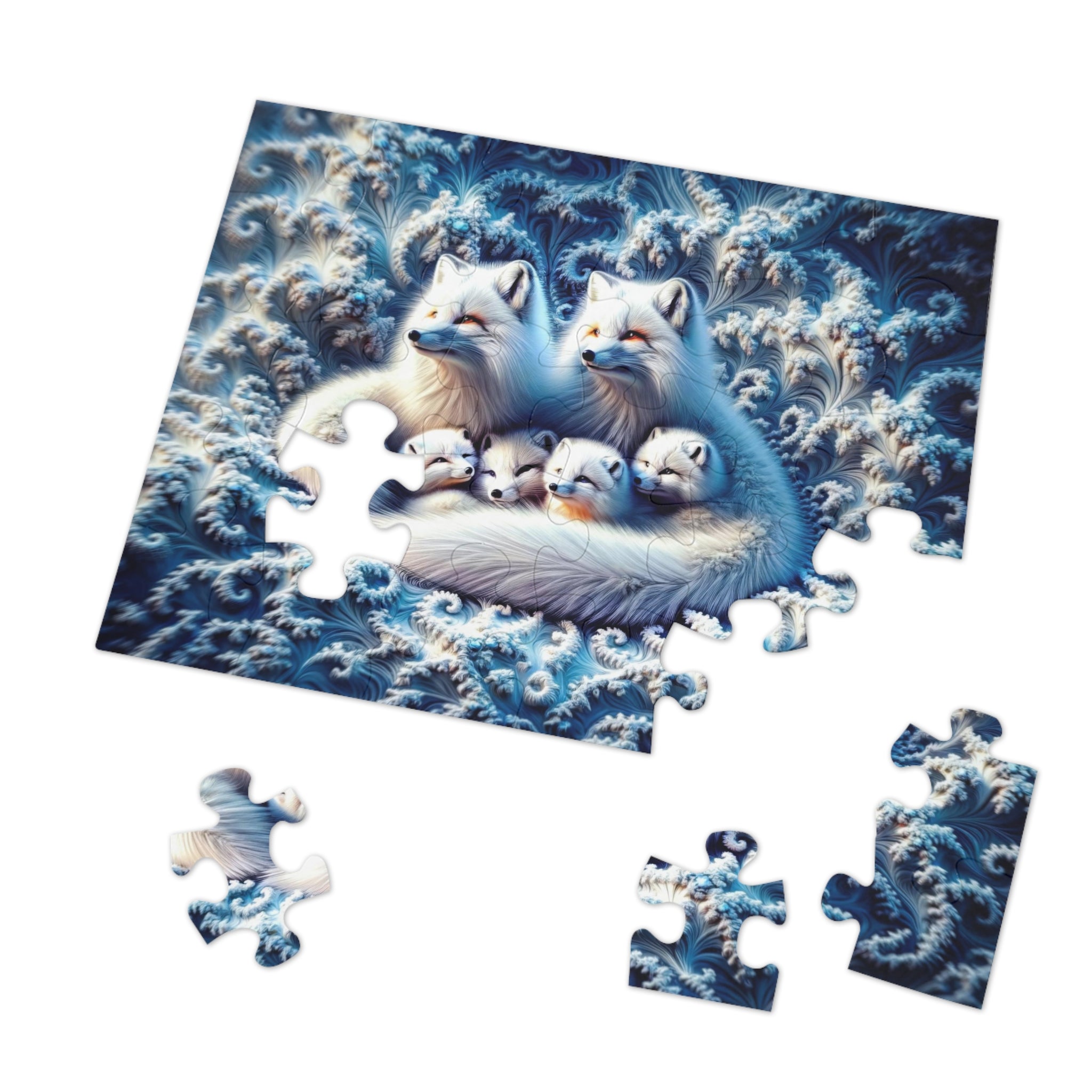 Rompecabezas de los zorros de Fractal Valley