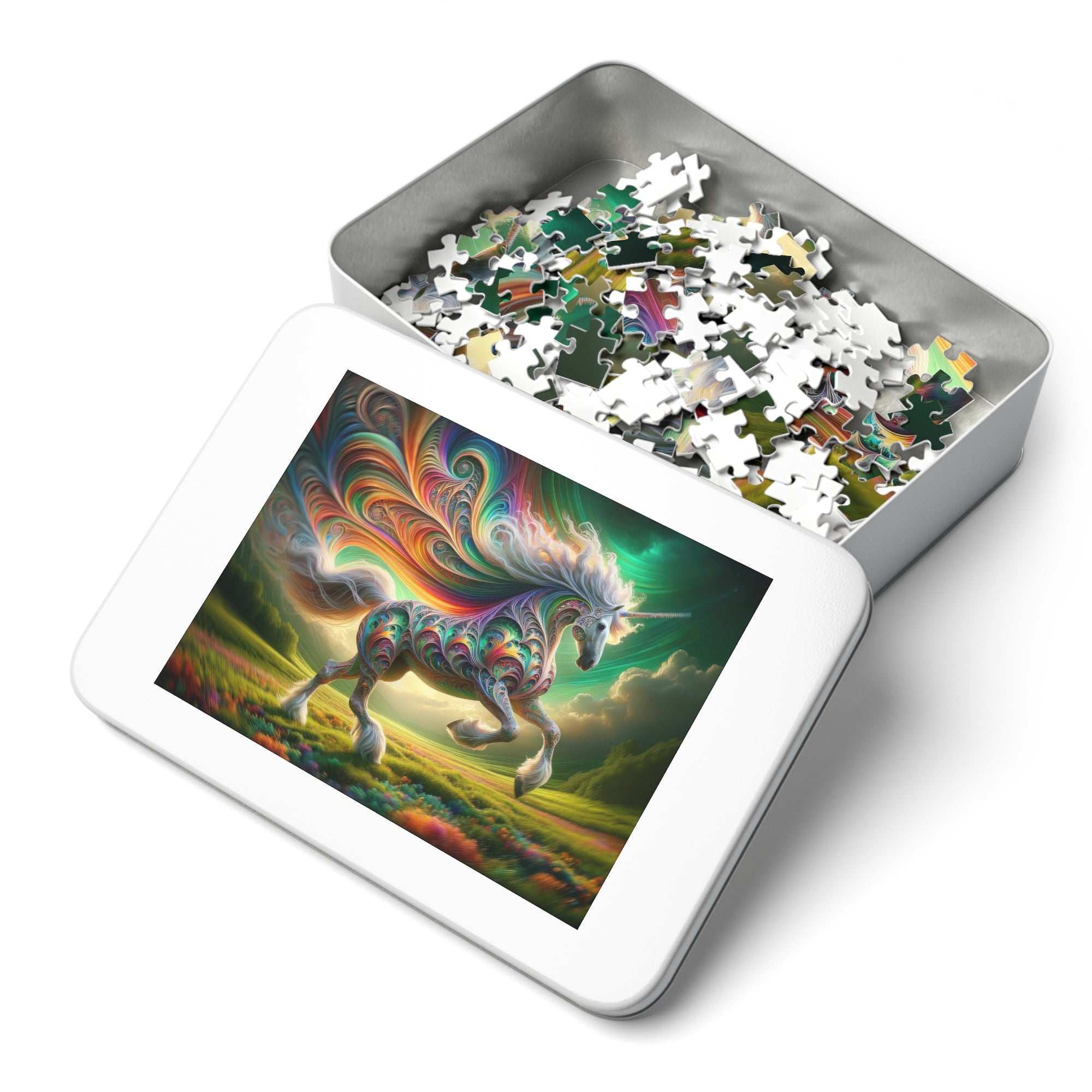 Spectral Spirals Jigsaw Puzzle