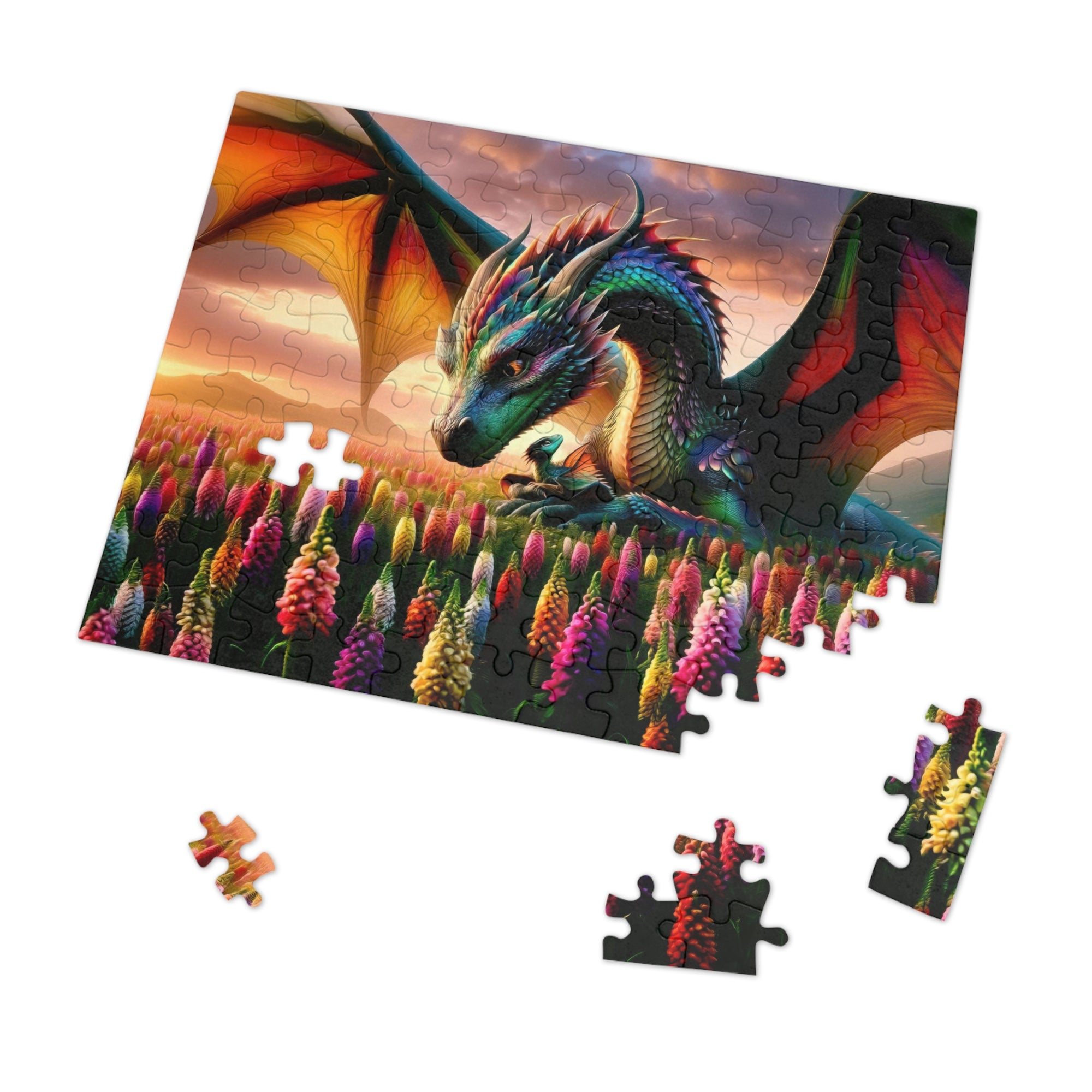 Guardian's Embrace at Snapdragon Vale Jigsaw Puzzle