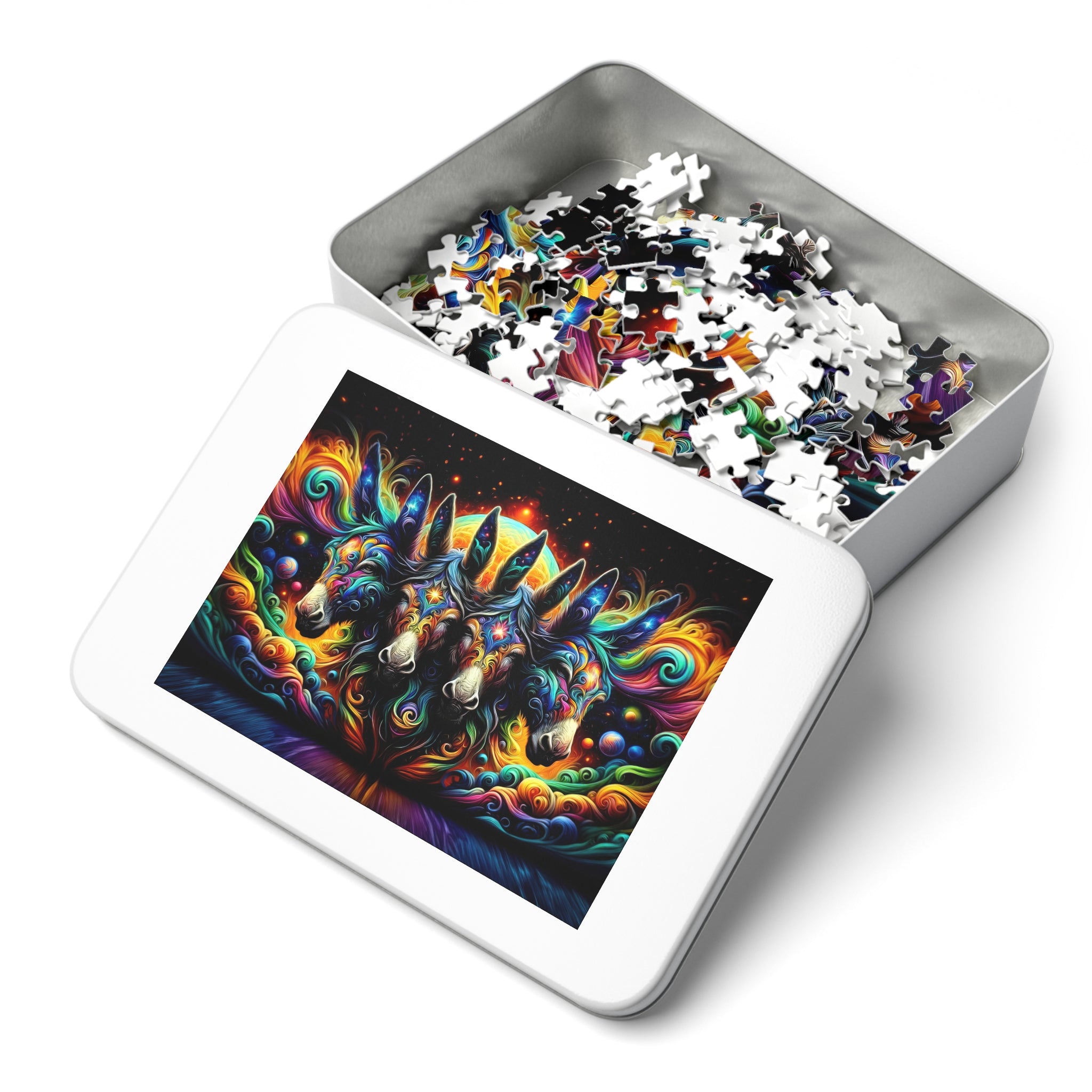 Quantum Donkey Quasar Jigsaw Puzzle