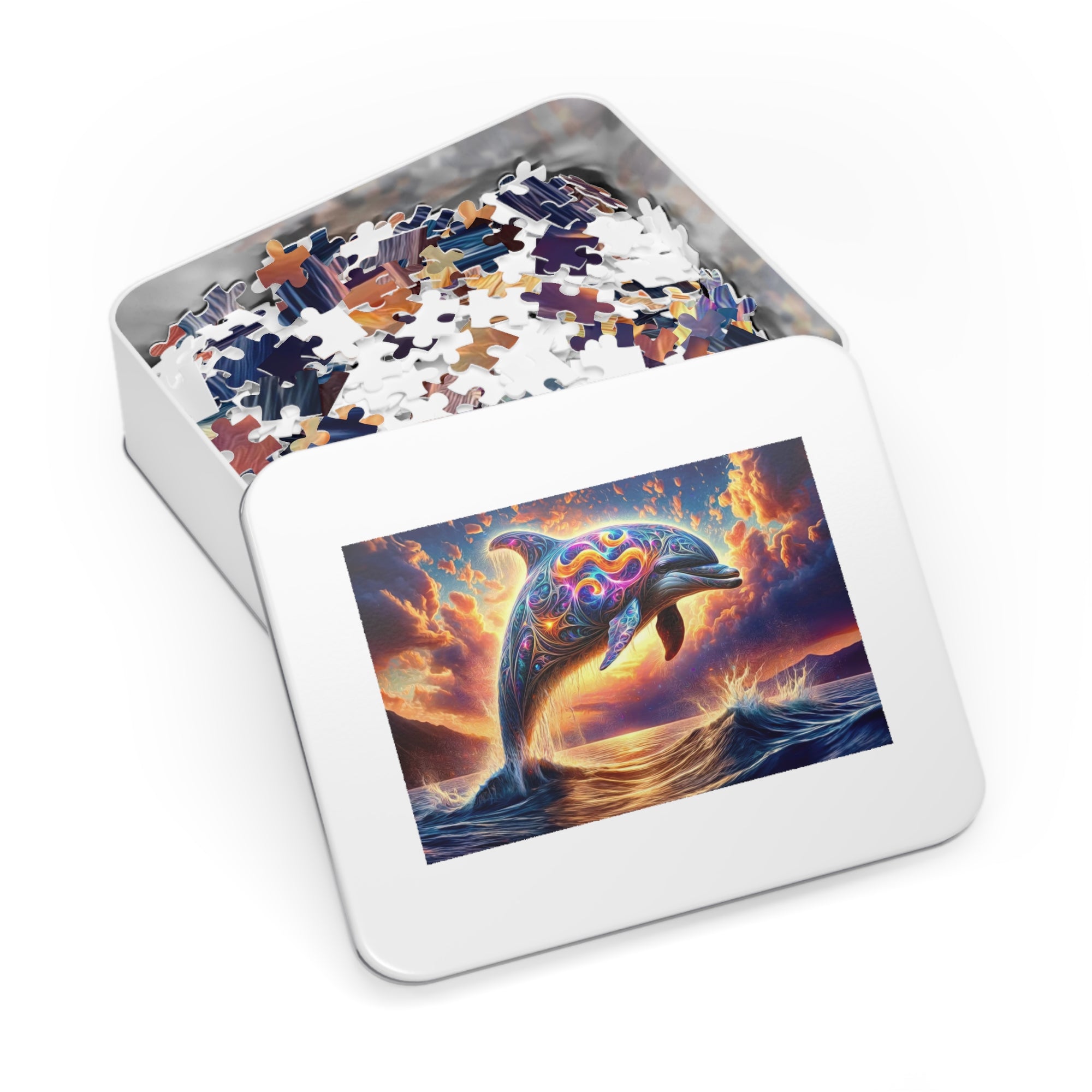 A Leap Through Starlit Seas Jigsaw Puzzle