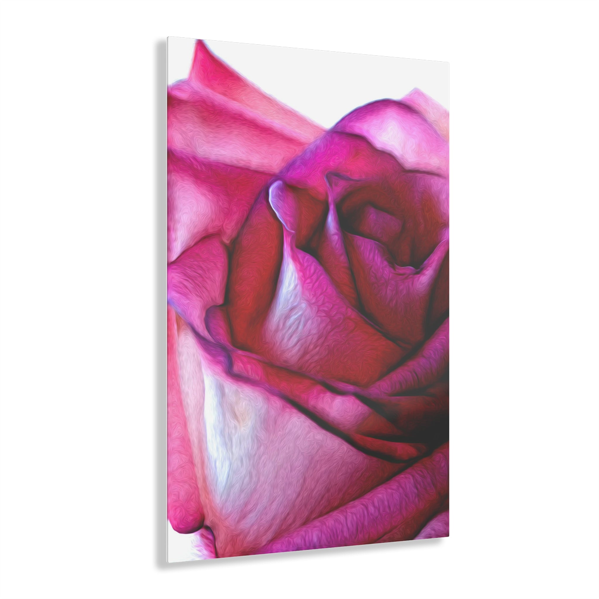 Pinked Rose Details Acrylic Print